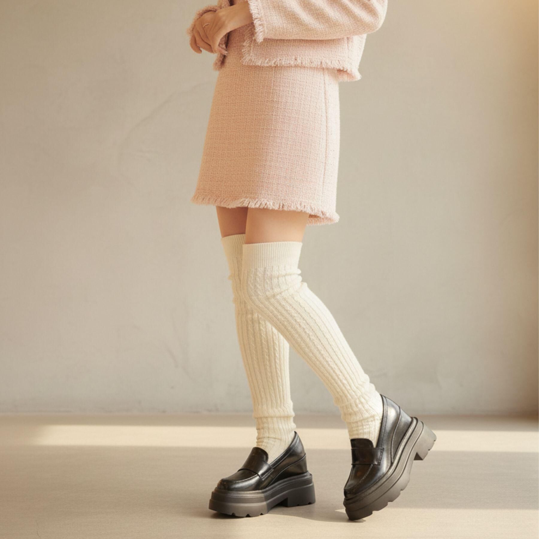 ESPERANZA「【EC先行販売】ボリューム厚底ローファー」|パンプス|