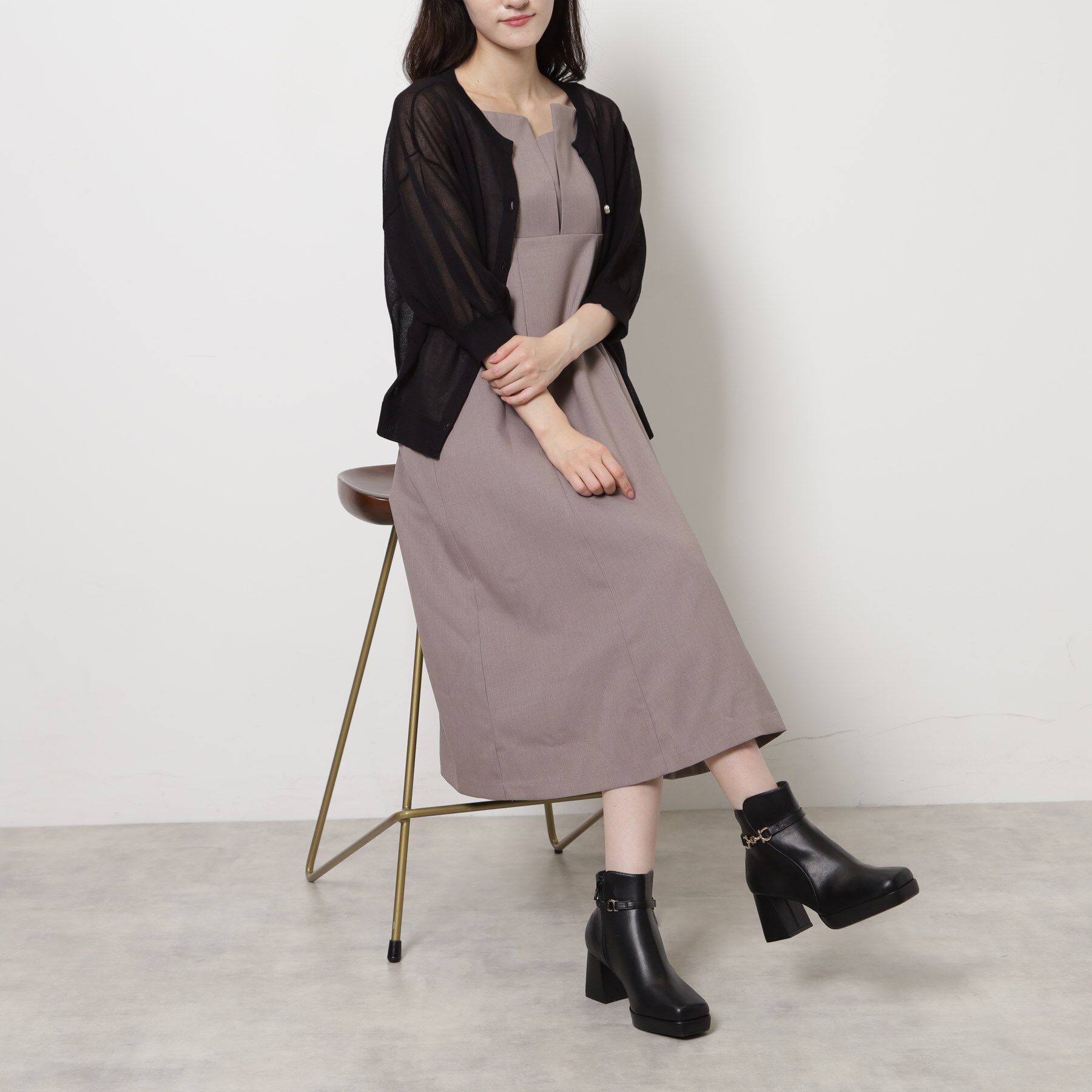 ESPERANZA「【レイン対応】サイドビット2WAYショートブーツ」|ショートブーツ|