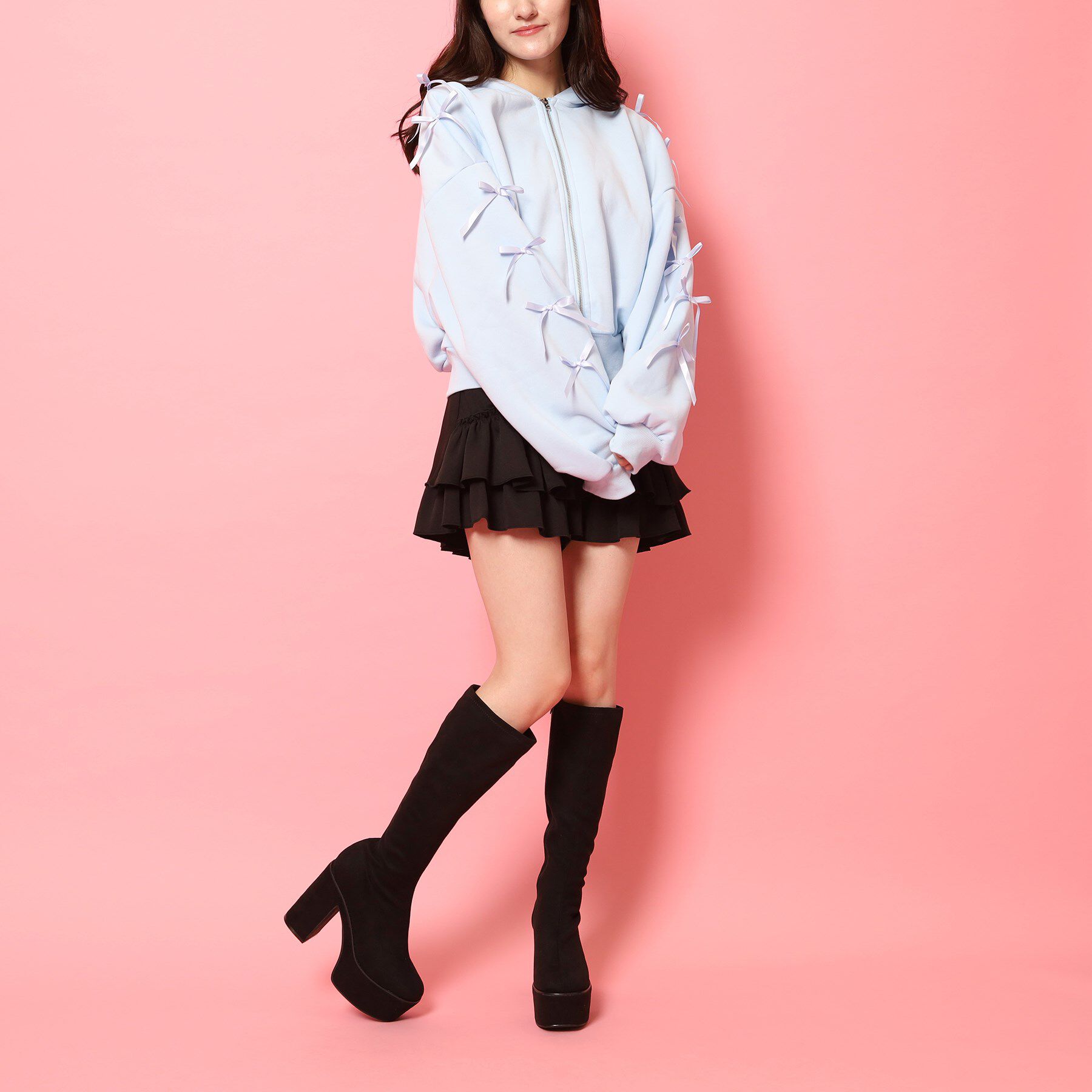 csT&P「厚底プレーンブーツ」|ショートブーツ|