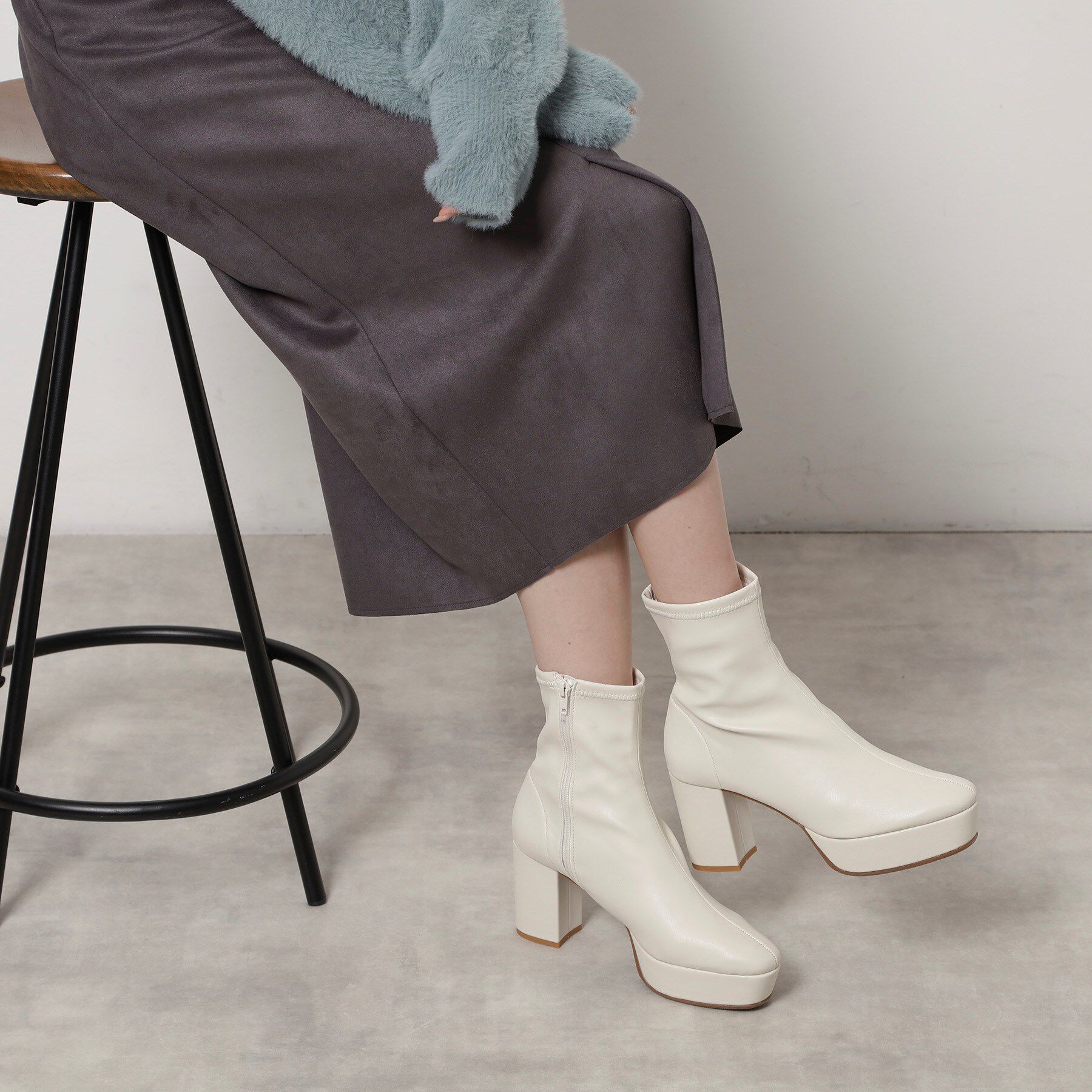 ESPERANZA「ゆる傾斜ショートブーツ」|ショートブーツ|