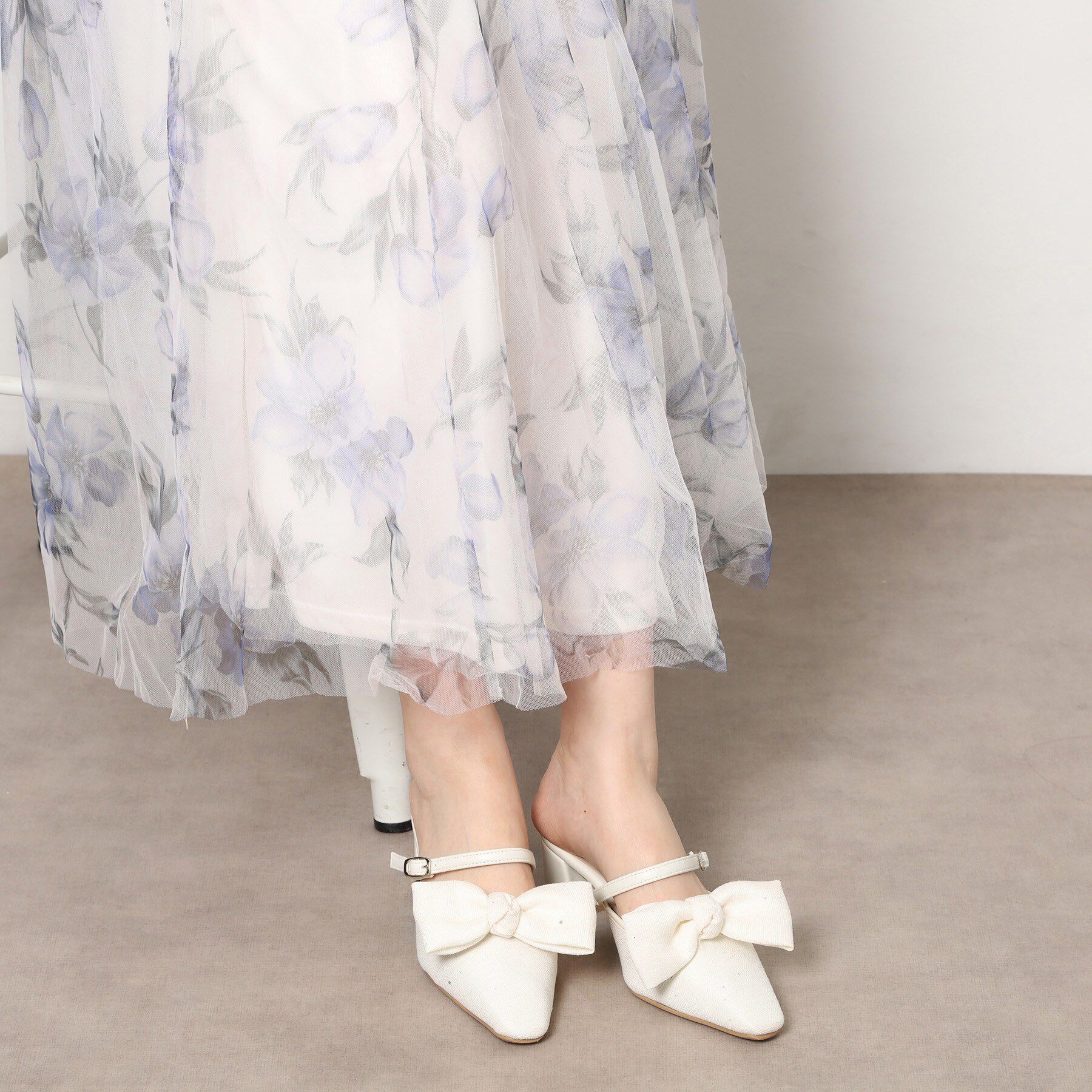 ESPERANZA「BIGリボン2WAYミュール」|サンダル|