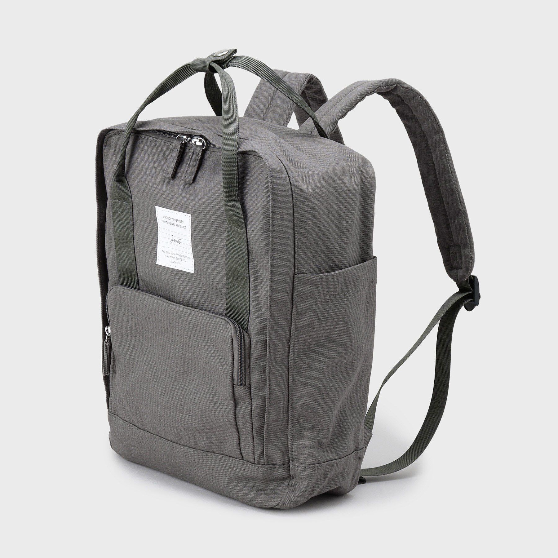 Ober Tashe「スクエアコットンリュック」|リュック|