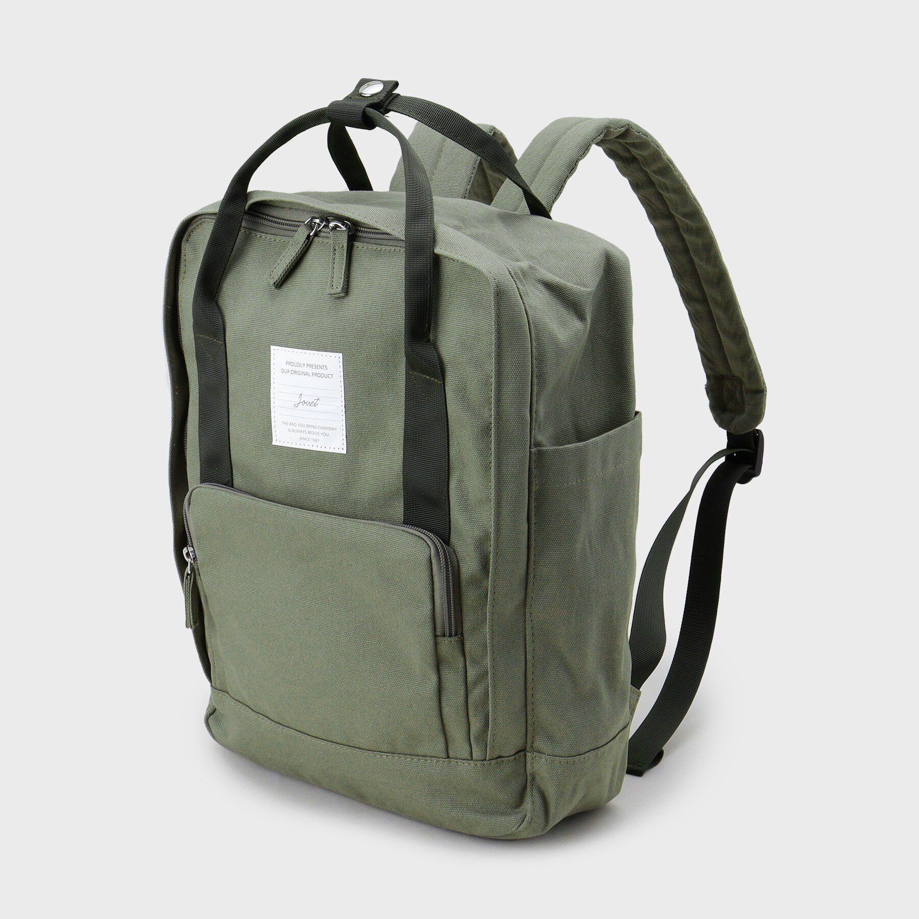 Ober Tashe「スクエアコットンリュック」|リュック|