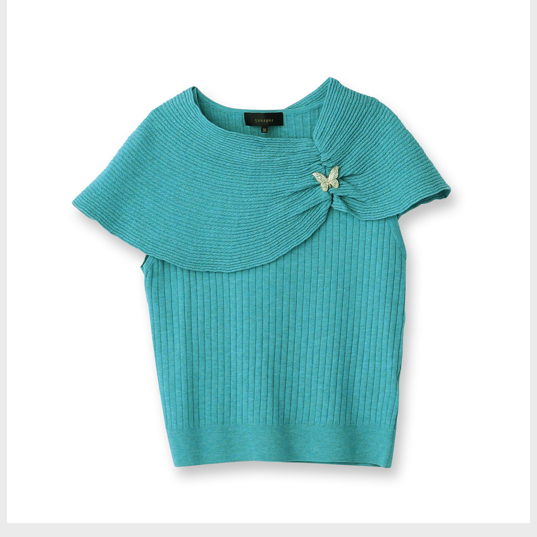 SunaUna「【2WAY】フレンチスリーブニット」|ニット・セーター|