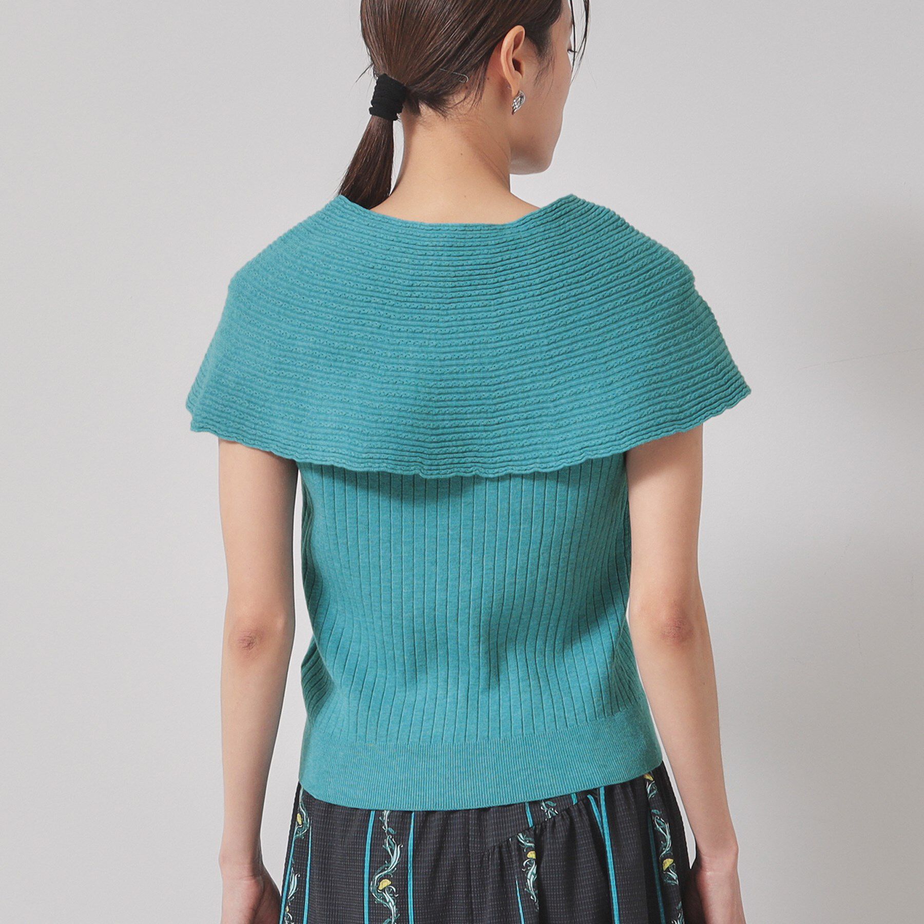 SunaUna「【2WAY】フレンチスリーブニット」|ニット・セーター|