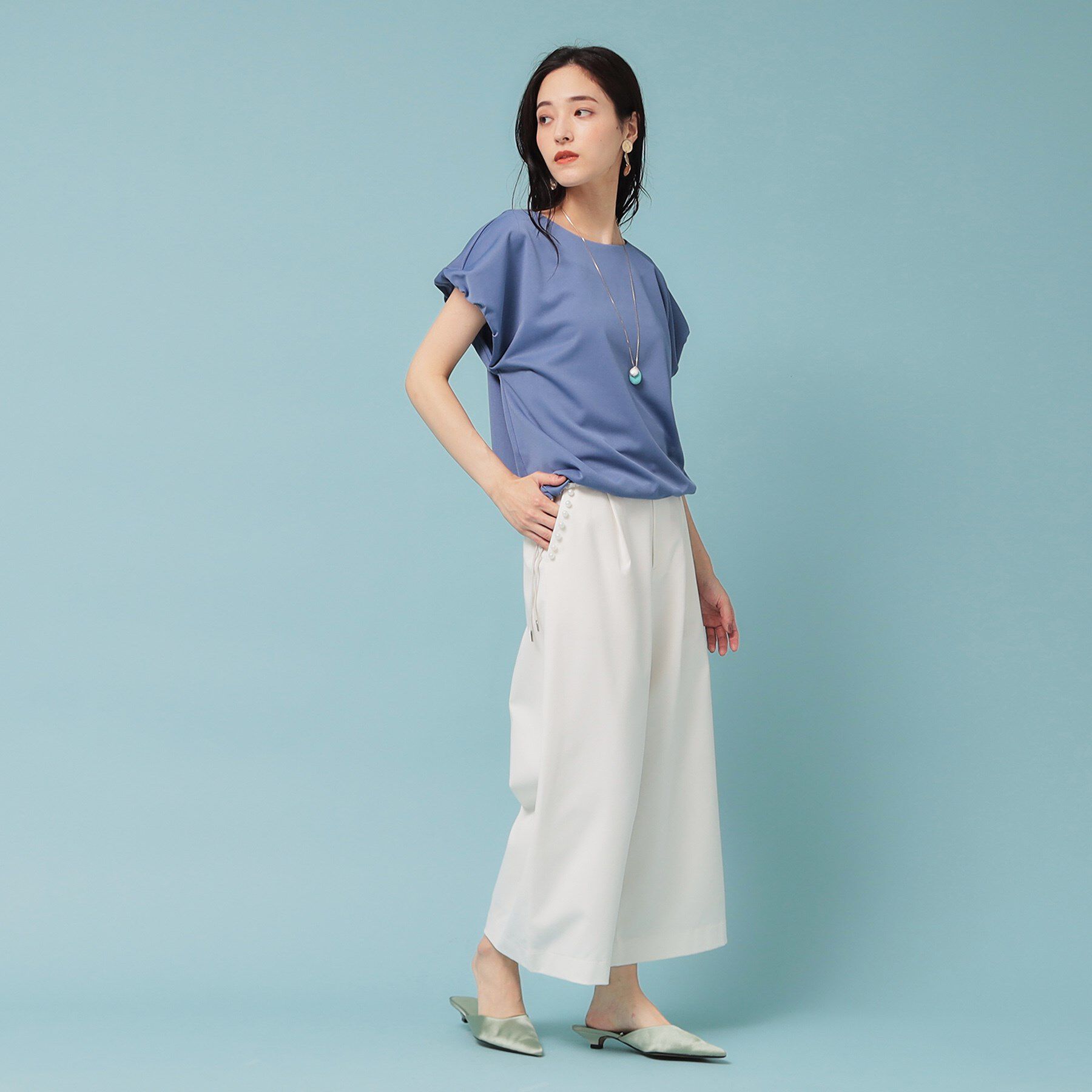 SunaUna「【ウエストゴム】ガウチョパンツ」|その他|