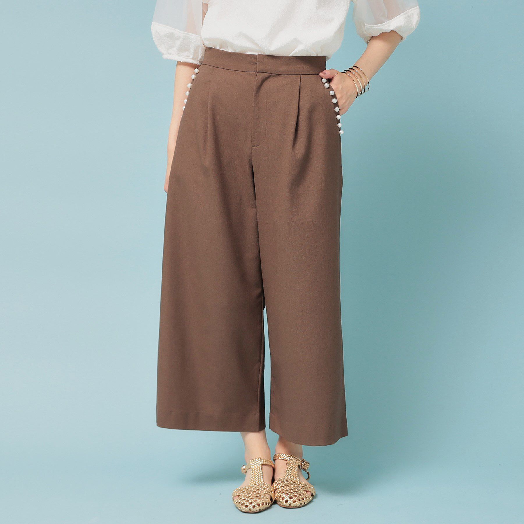 SunaUna「【ウエストゴム】ガウチョパンツ」|その他|