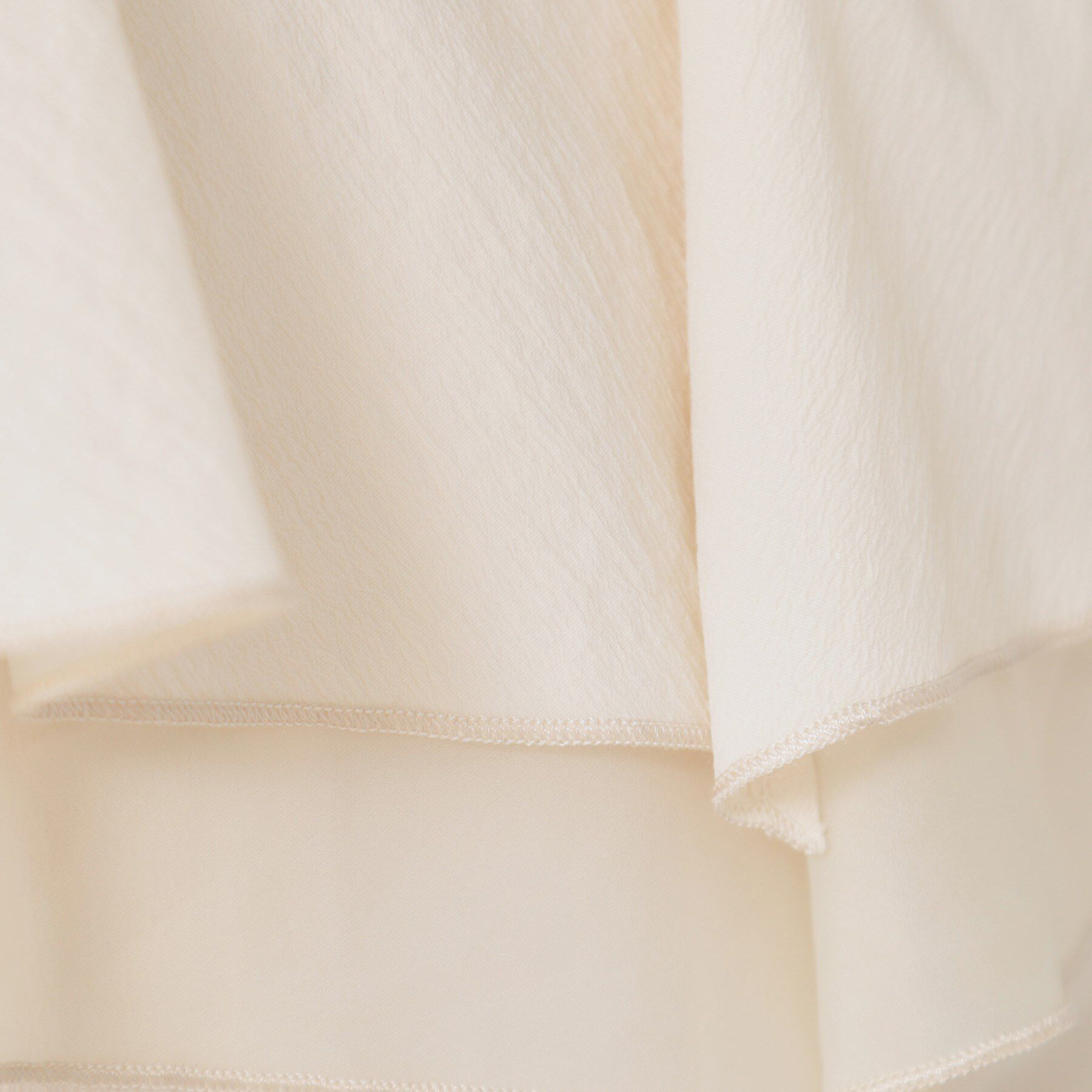 SunaUna「【２段フリル 】ケープカラーブラウス」|シャツ・ブラウス|