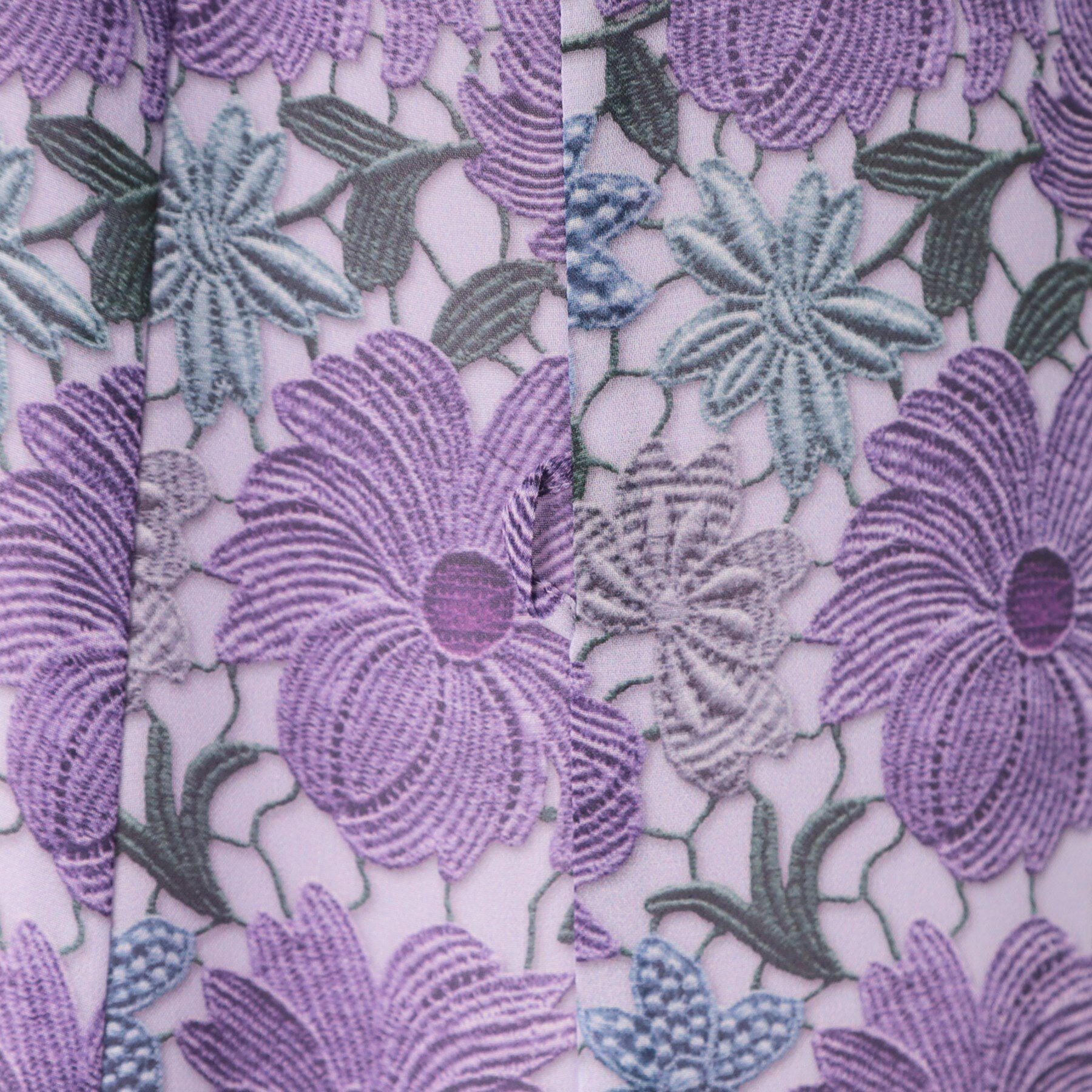 SunaUna「【&yours project／SS～L】レース柄プリーツワンピース」|ワンピース|