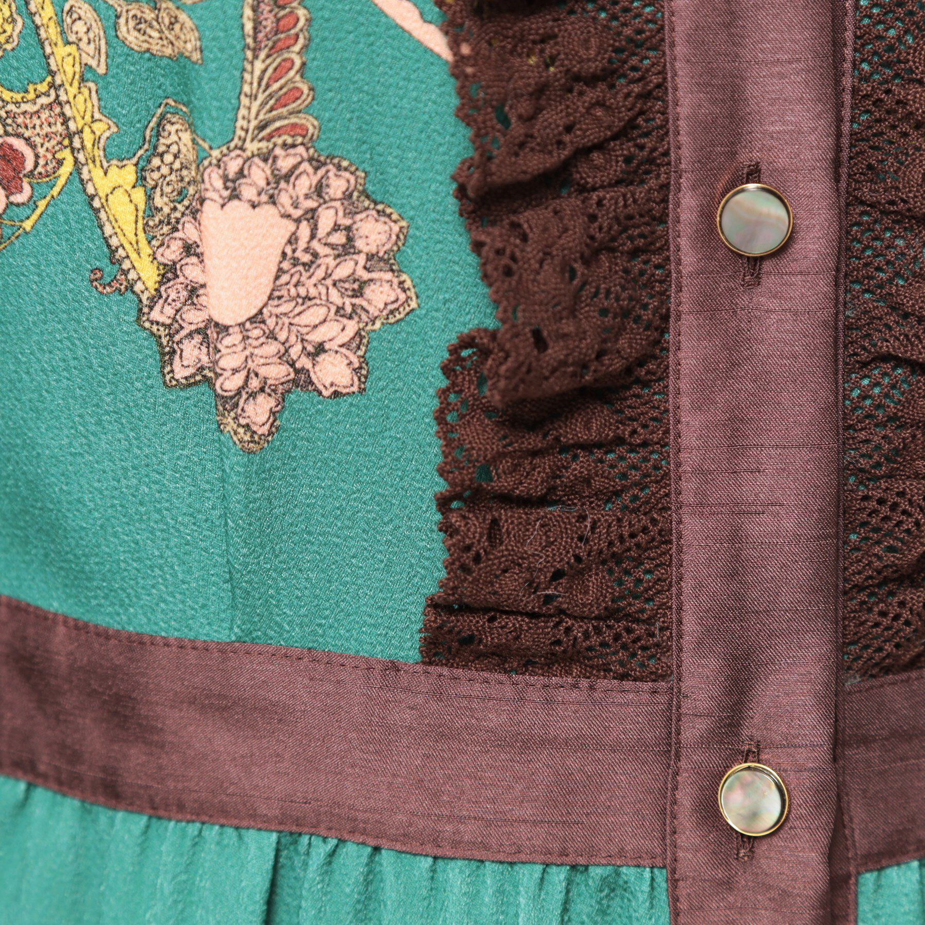 SunaUna「【COLLECTION LINE】オリエンタルパネル柄ワンピース」|ワンピース|