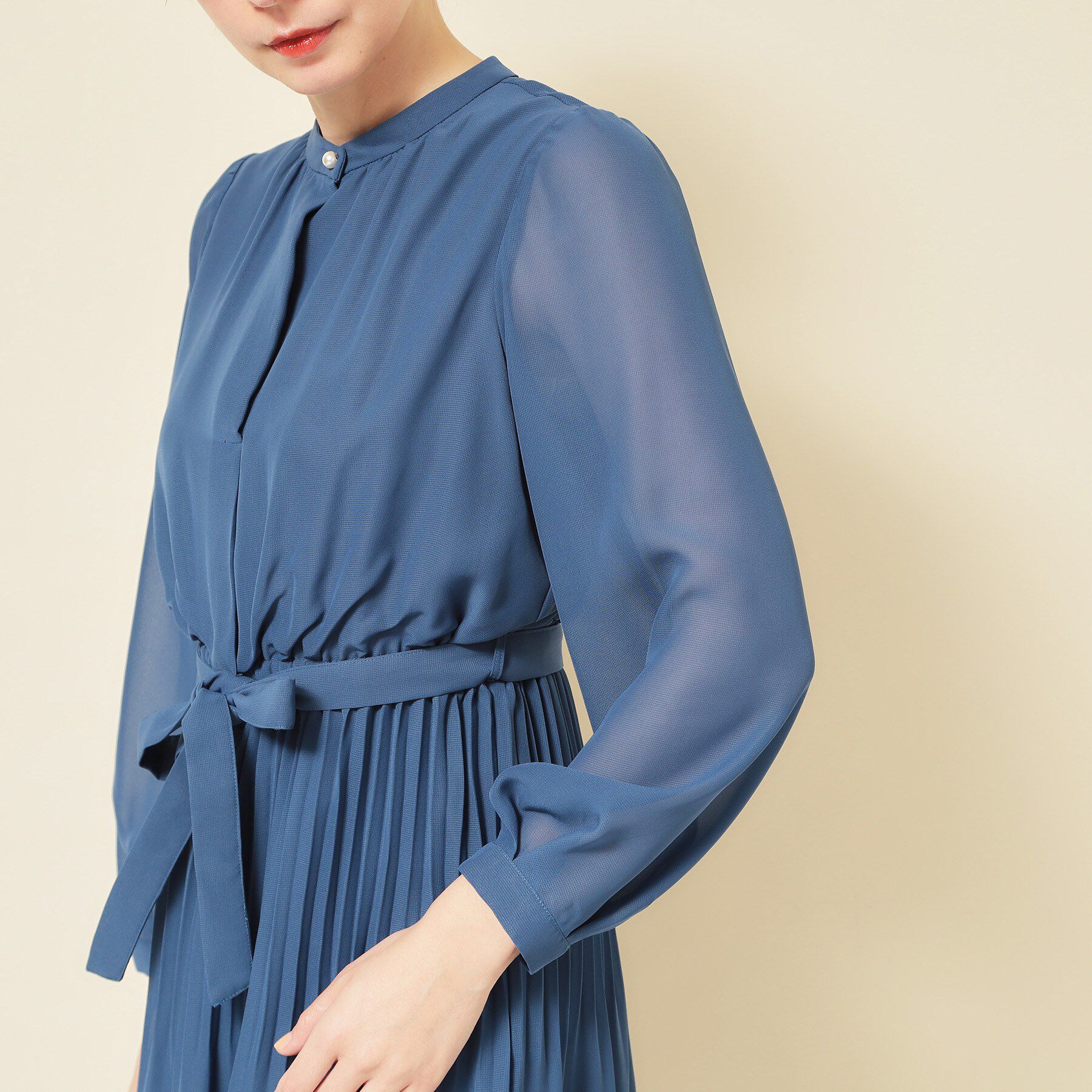 SunaUna「【S～Lサイズ／セレモニーにも】プリーツワンピース」|ワンピース|