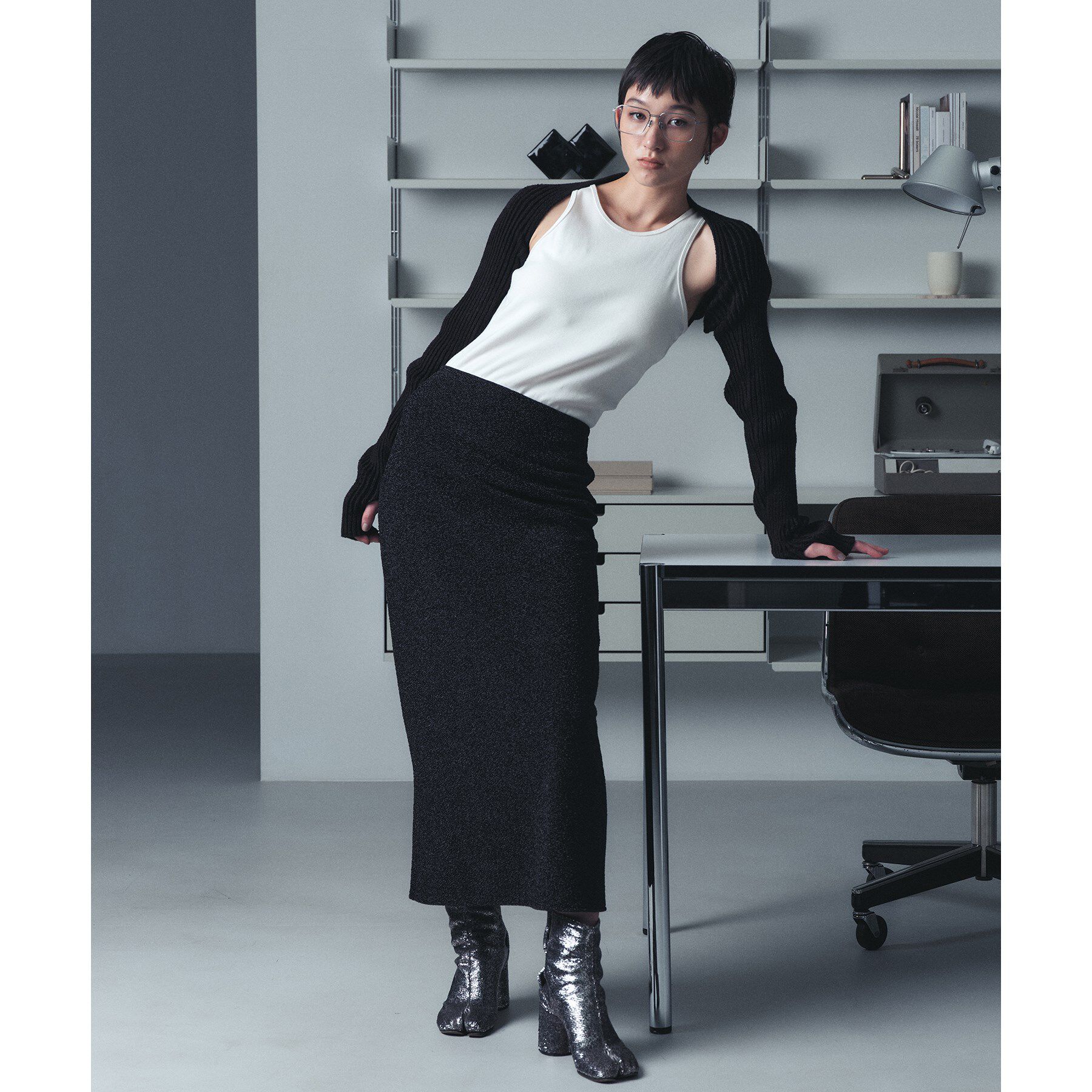 CODE A「◆lame skirt」|スカート|