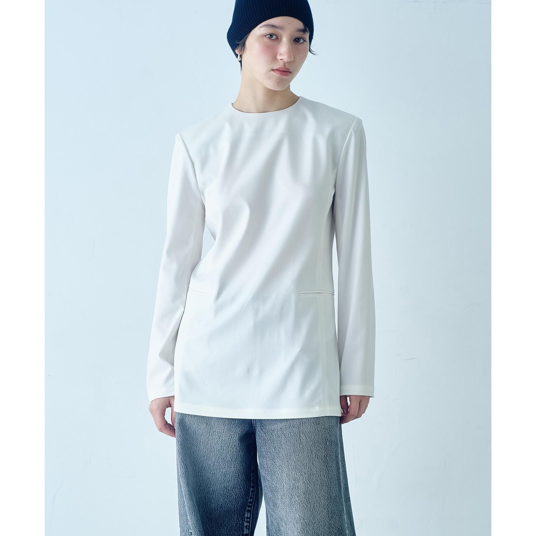 CODE A「power shollder mini dress」|ワンピース|