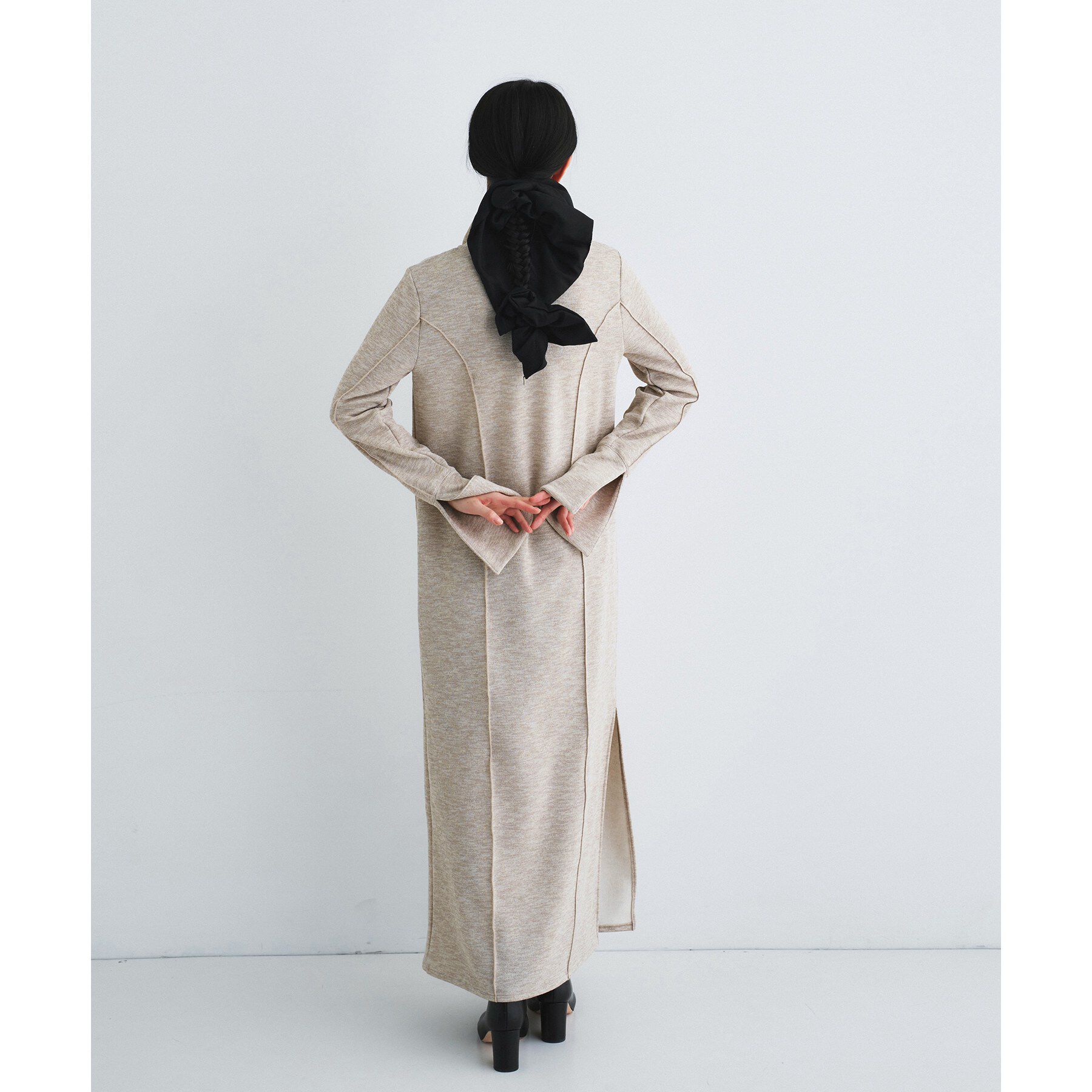 CODE A「high neck jersey dress」|ワンピース|