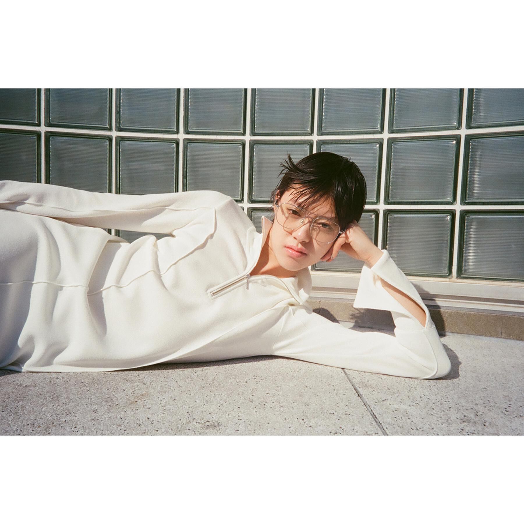 CODE A「high neck jersey dress」|ワンピース|