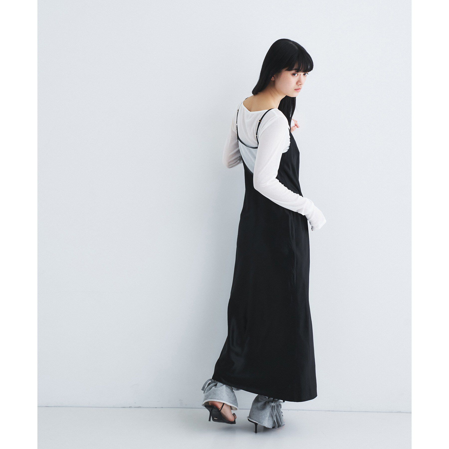 CODE A「satin cami dress」|ワンピース|