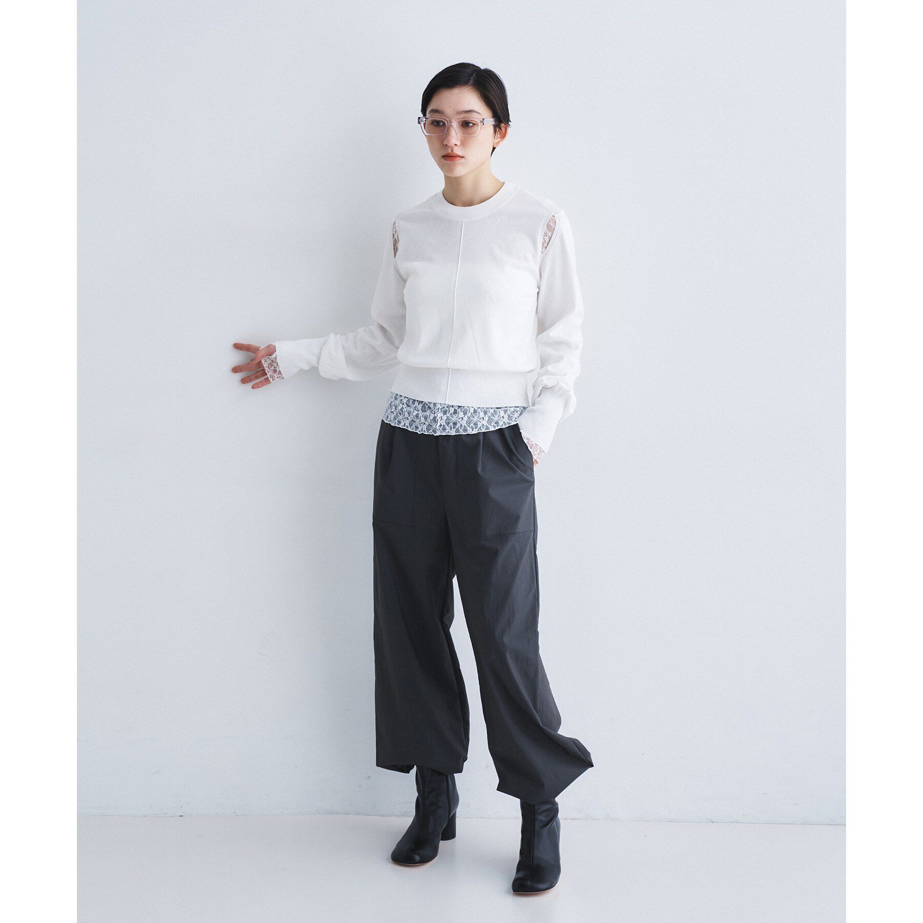 CODE A「slit pullover knit」|ニット・セーター|