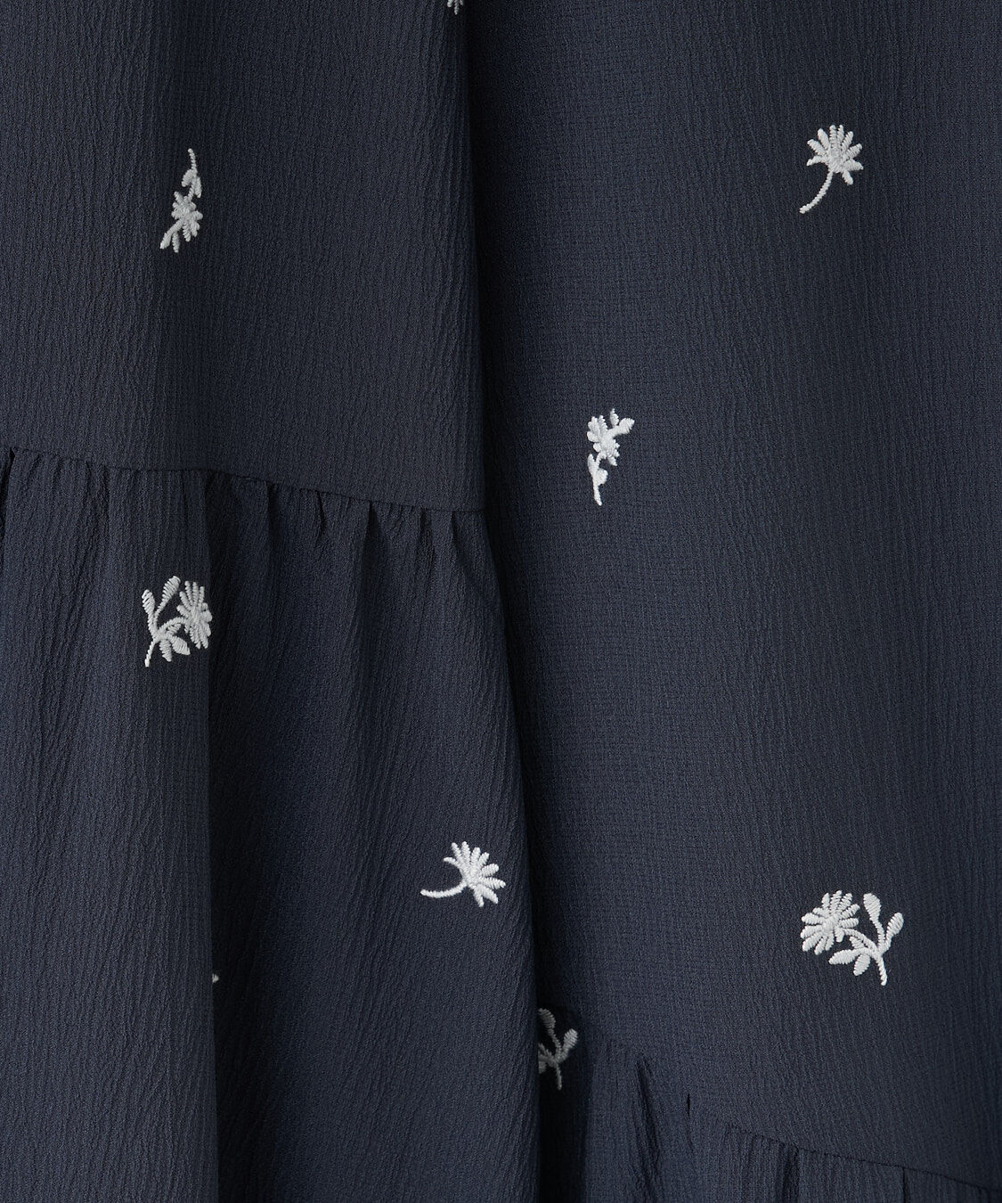 COCO DEAL「フラワー/スター刺繍ティアードスカート」|スカート|