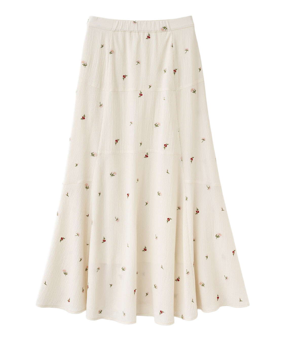 COCO DEAL「フラワー/スター刺繍ティアードスカート」|スカート|