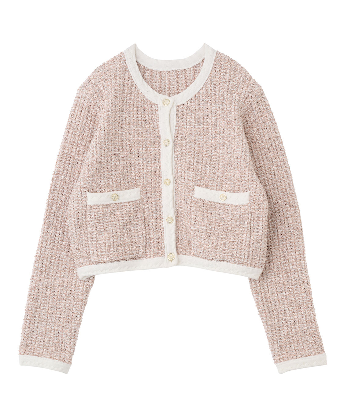 COCO DEAL「ファンシーツイードニットカーディガン」|ニット・セーター|