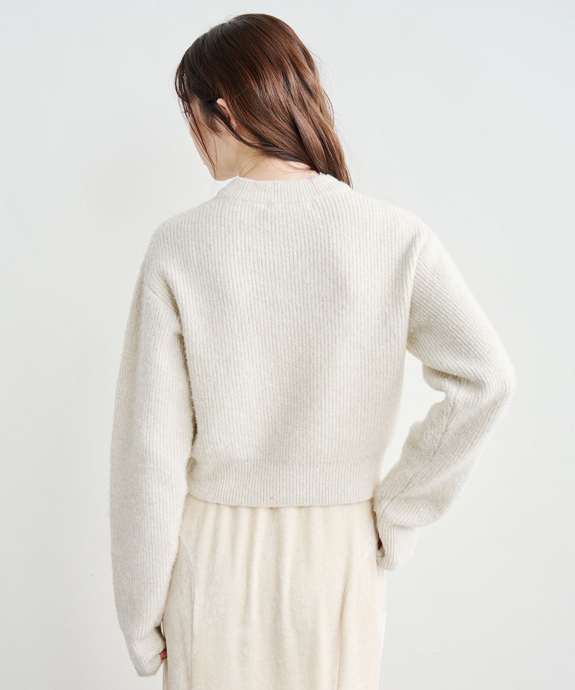 COCO DEAL「パールロゴラメニット」|ニット・セーター|