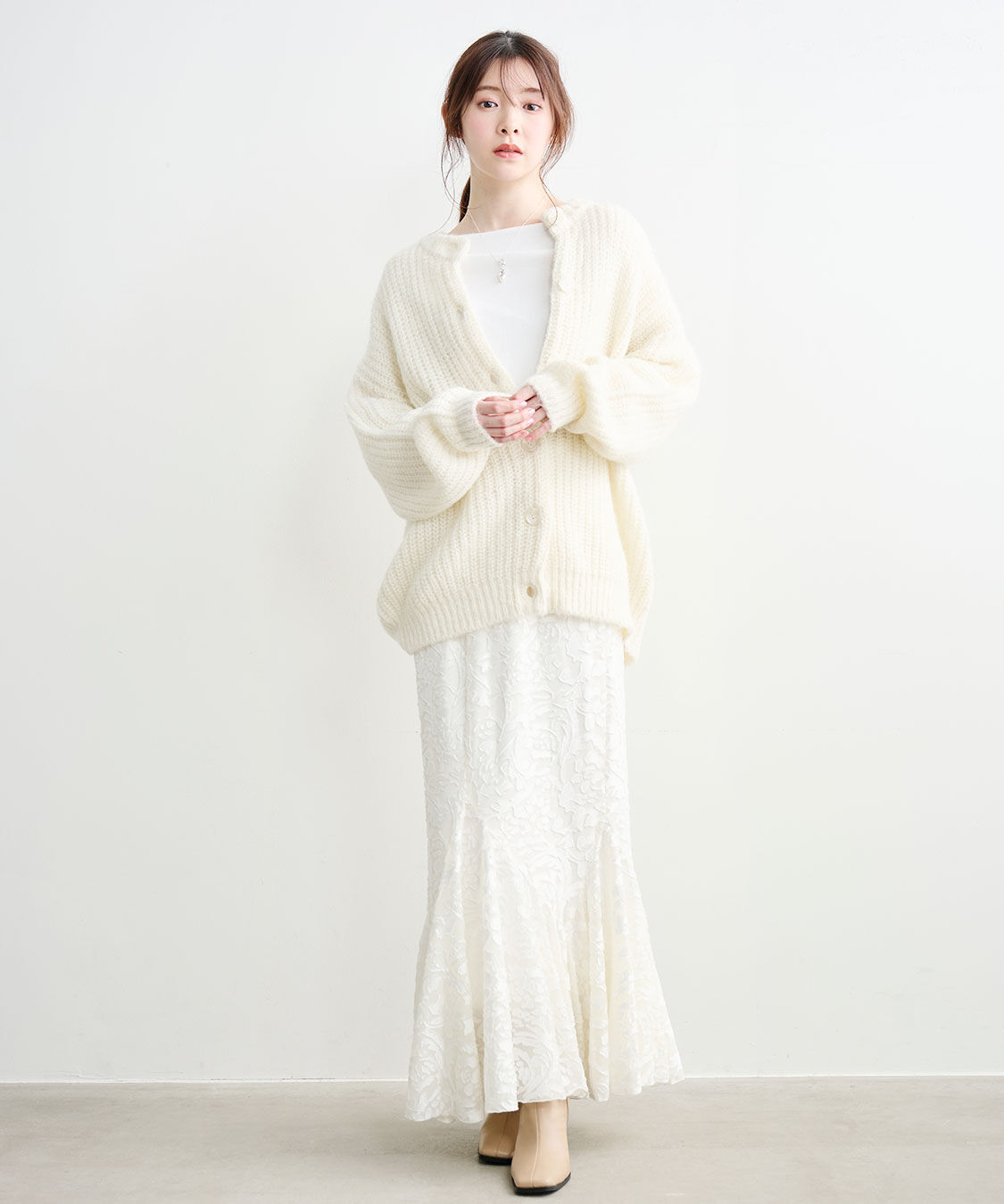 COCO DEAL「ローゲージボリュームカーディガン」|ニット・セーター|