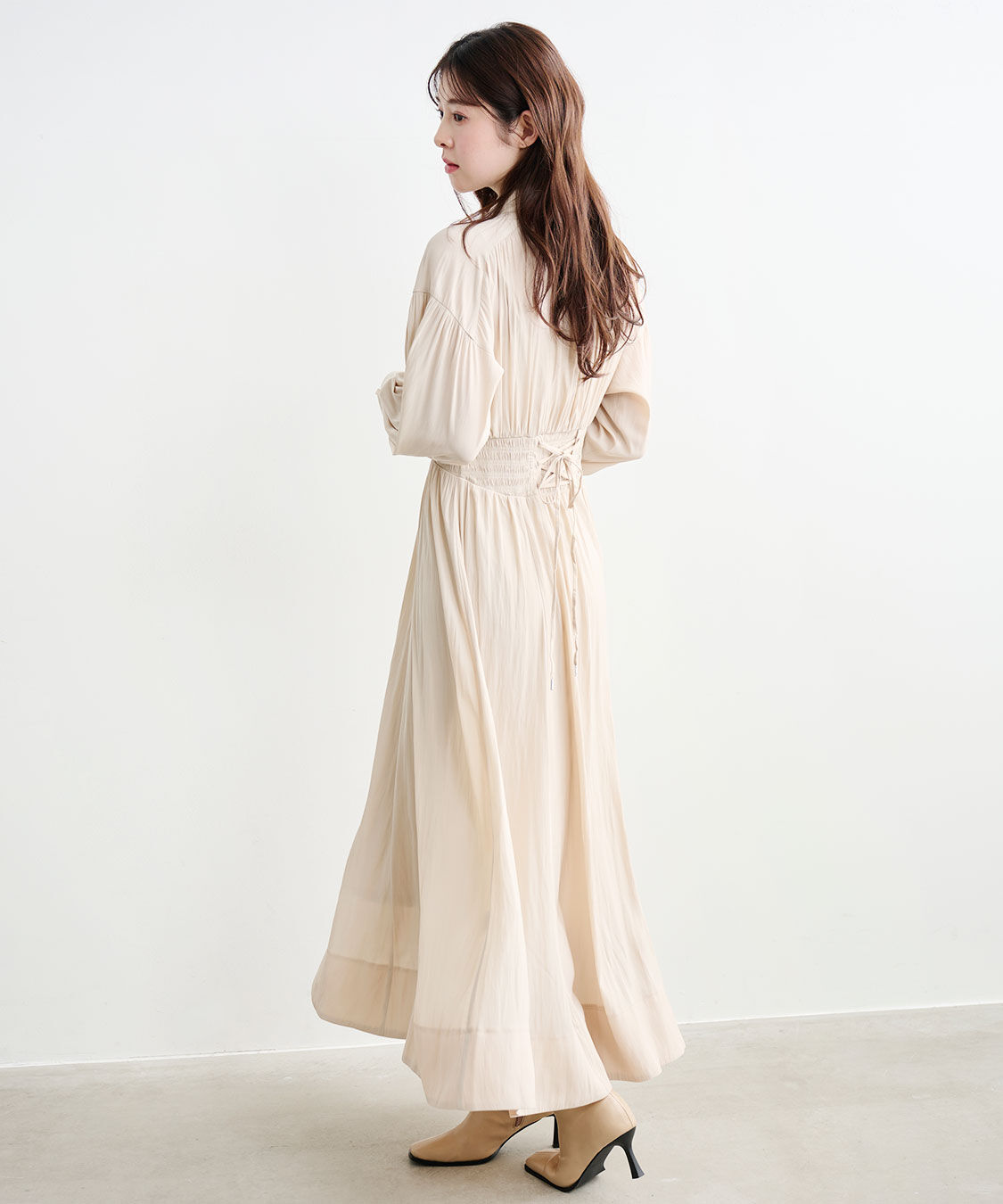 COCO DEAL「ウエストシャーリングシャツワンピース」|ワンピース|