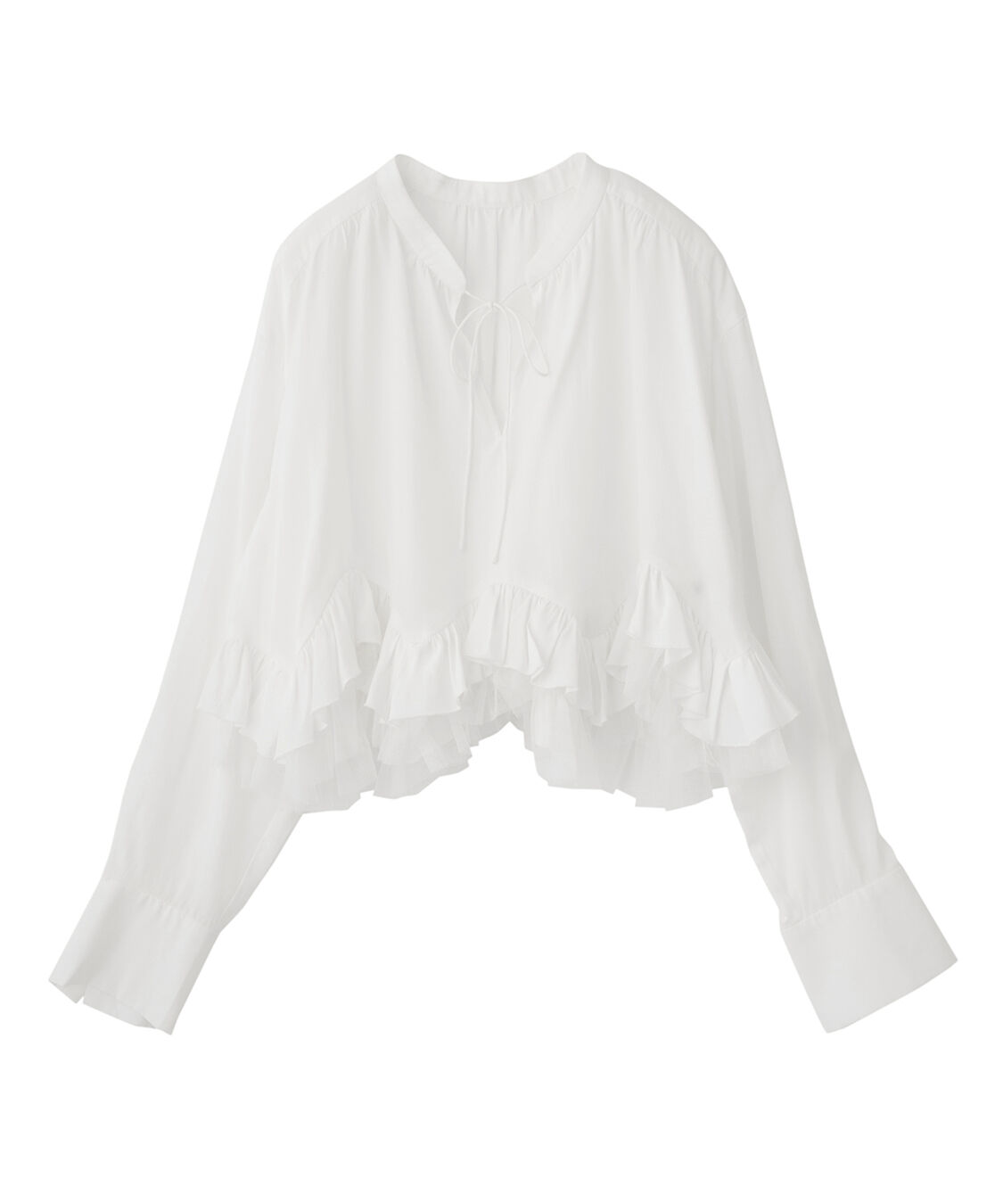 COCO DEAL「ヘムフリルブラウス」|シャツ・ブラウス|