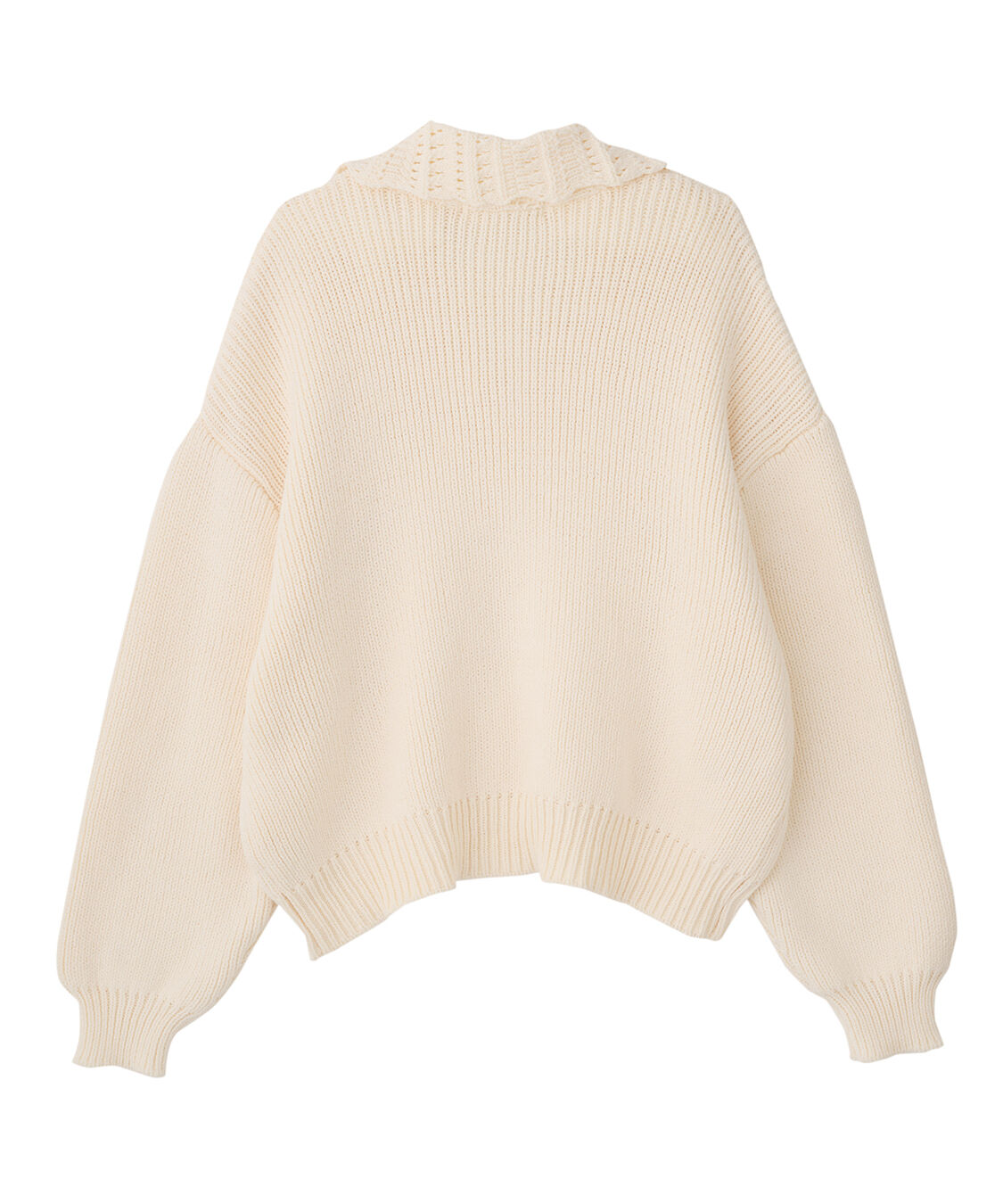 COCO DEAL「ビッグカラースキッパーニット」|ニット・セーター|