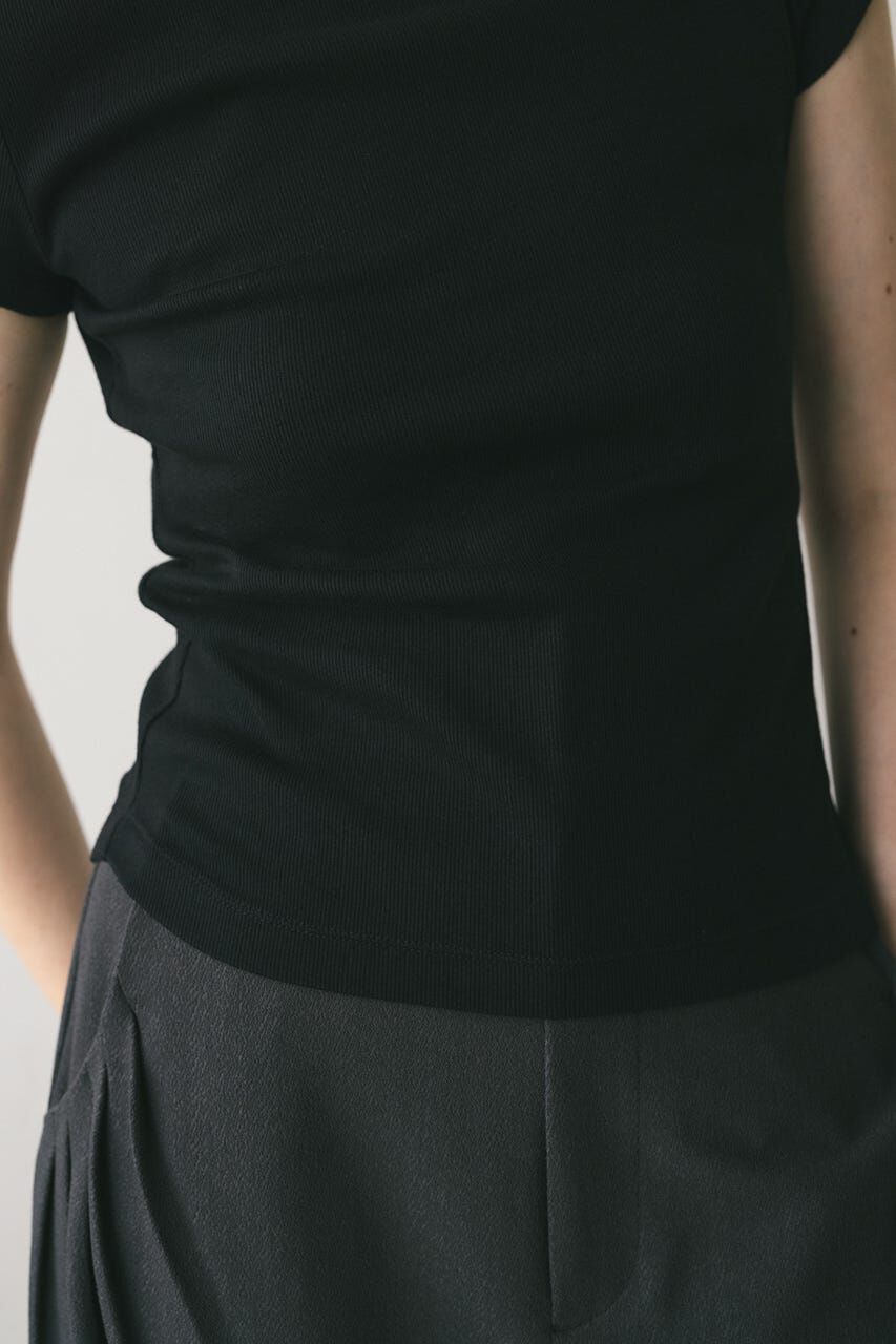 STYLEMIXER「ヘムラウンドフレンチスリーブT」|Tシャツ・カットソー|