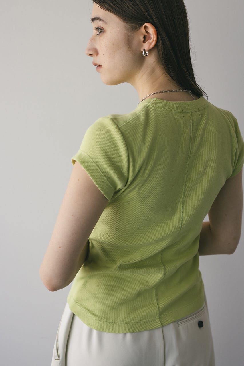 STYLEMIXER「ヘムラウンドフレンチスリーブT」|Tシャツ・カットソー|