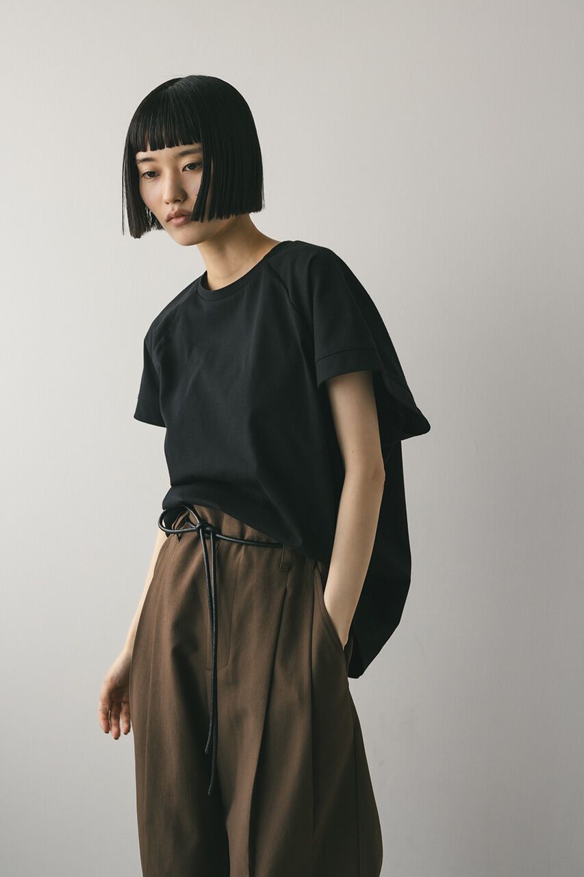 STYLEMIXER「バックフォルムT」|Tシャツ・カットソー|BLK