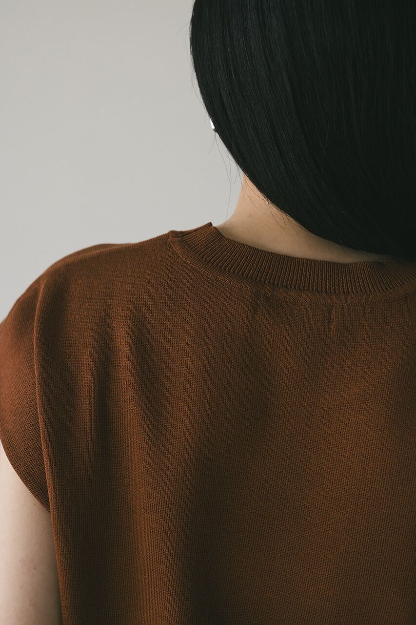 STYLEMIXER「ショルダータックショートニット」|タンクトップ|