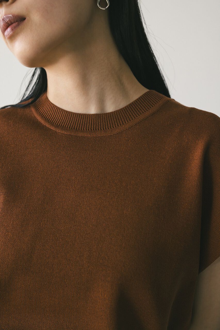 STYLEMIXER「ショルダータックショートニット」|タンクトップ|