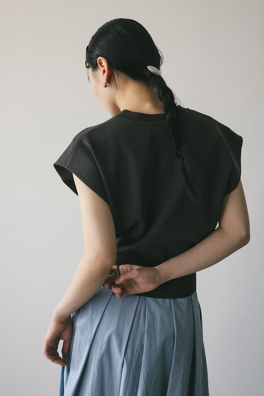 STYLEMIXER「ショルダータックショートニット」|タンクトップ|
