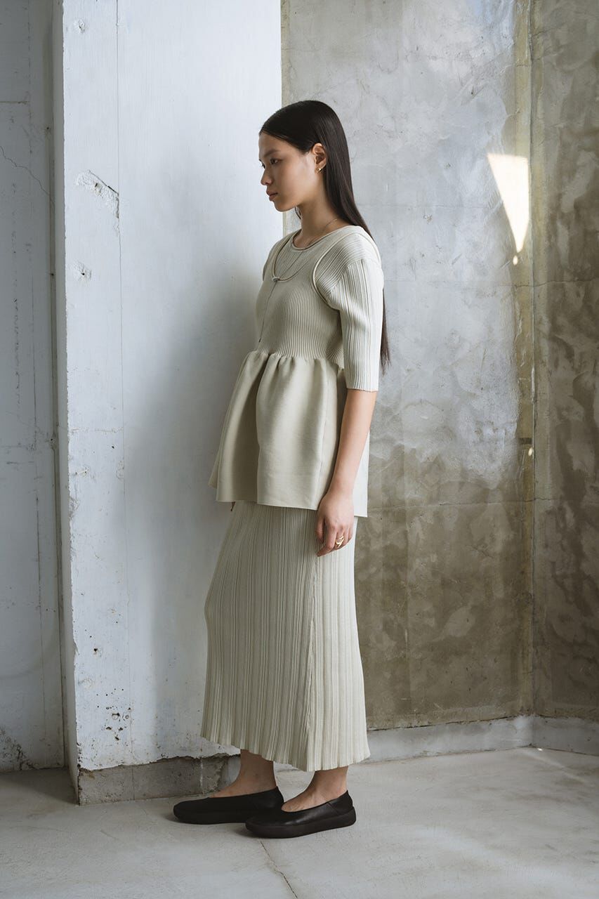 STYLEMIXER「マルチWAYペプラムニットワンピース」|ワンピース|