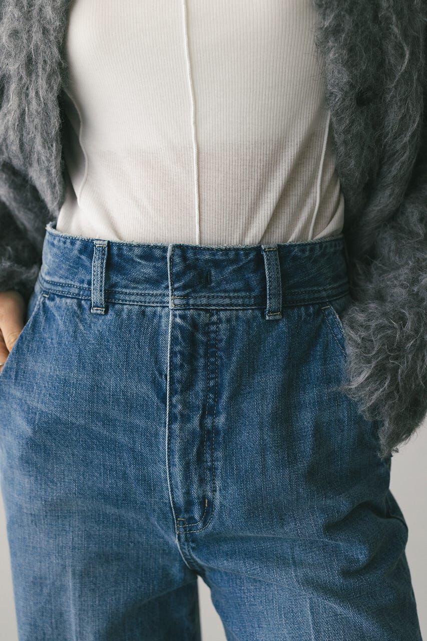 STYLEMIXER「センタープレスストレートデニム」|デニム|