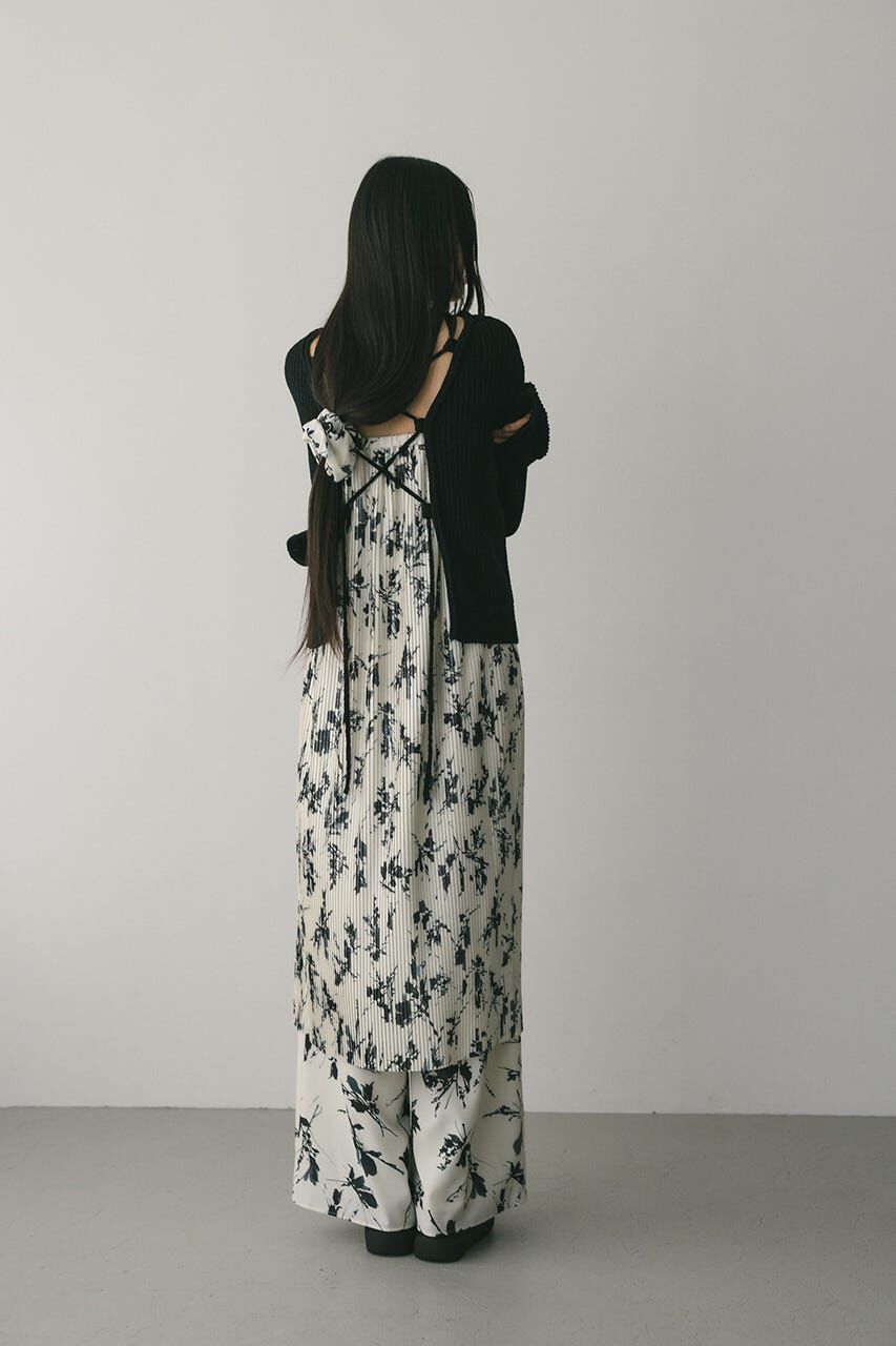 STYLEMIXER「フラワープリントプリーツスカート」|スカート|