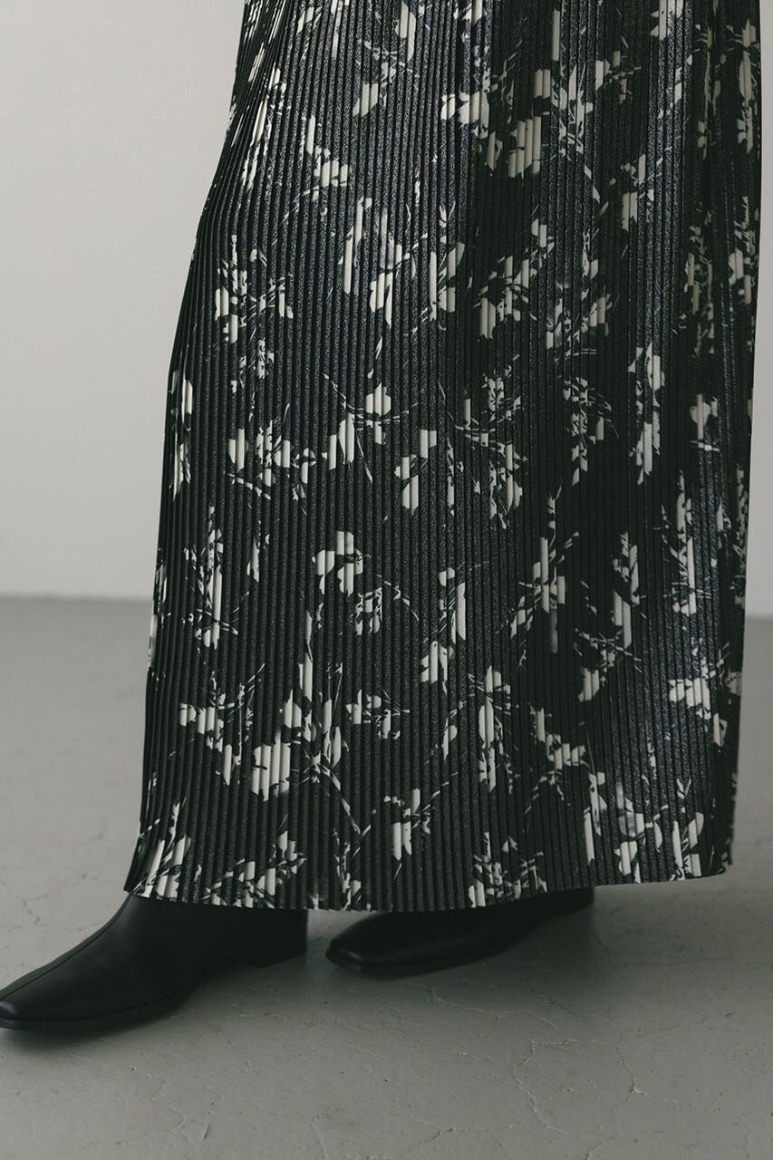 STYLEMIXER「フラワープリントプリーツスカート」|スカート|