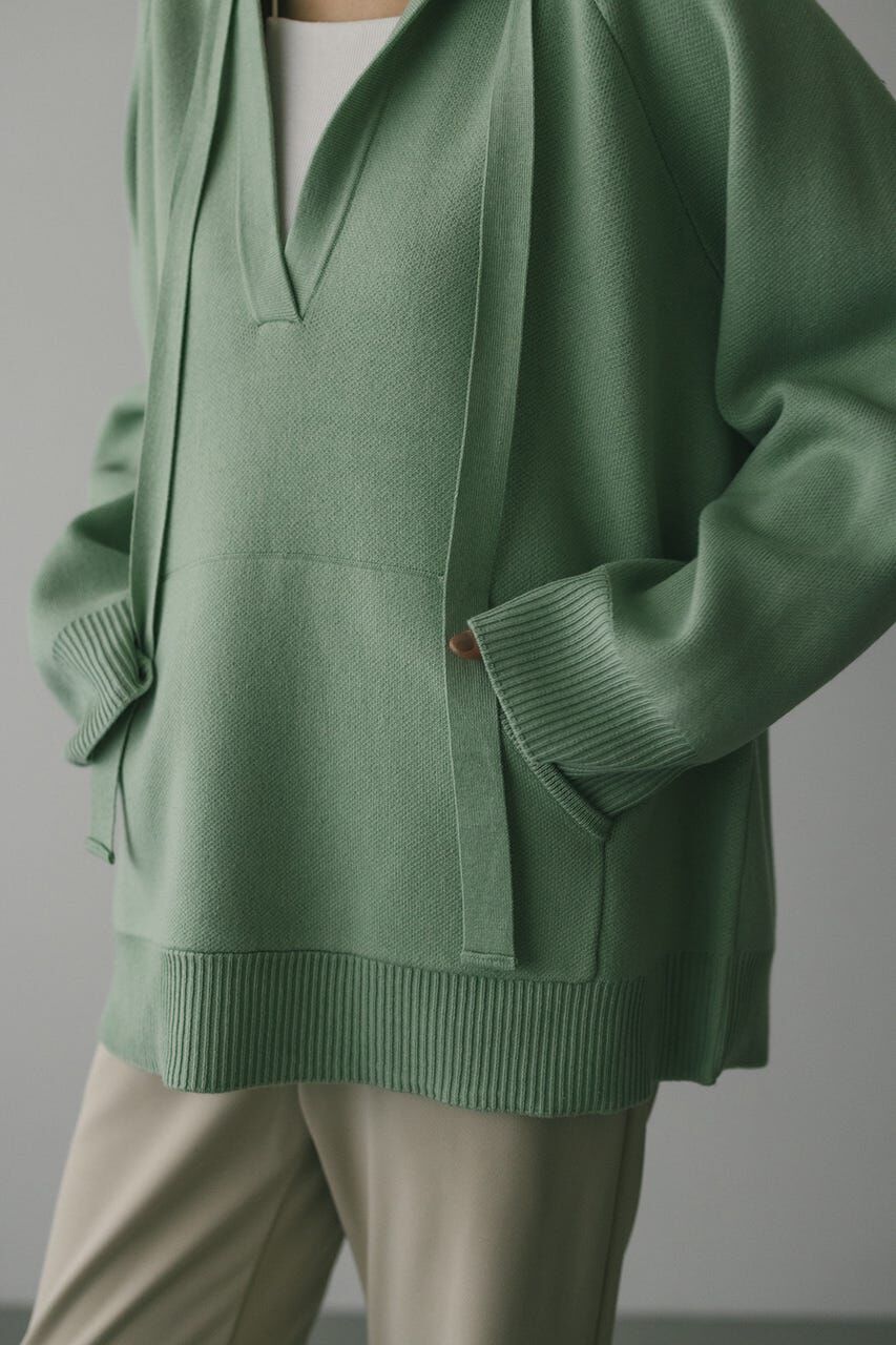 STYLEMIXER「ルーズニットフーディー」|ニット・セーター|