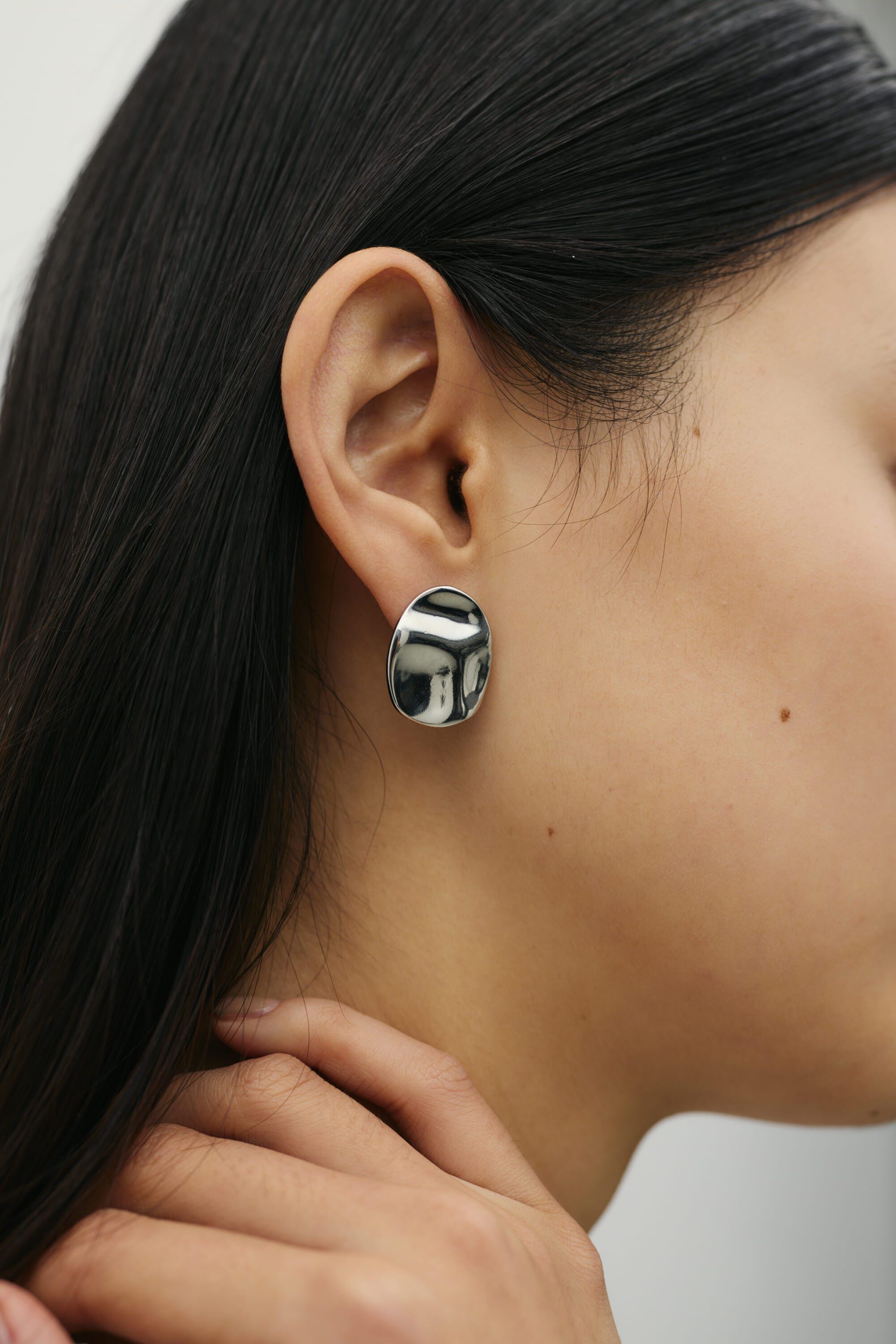 STYLEMIXER「ラバフラットピアス」|ピアス|SLV