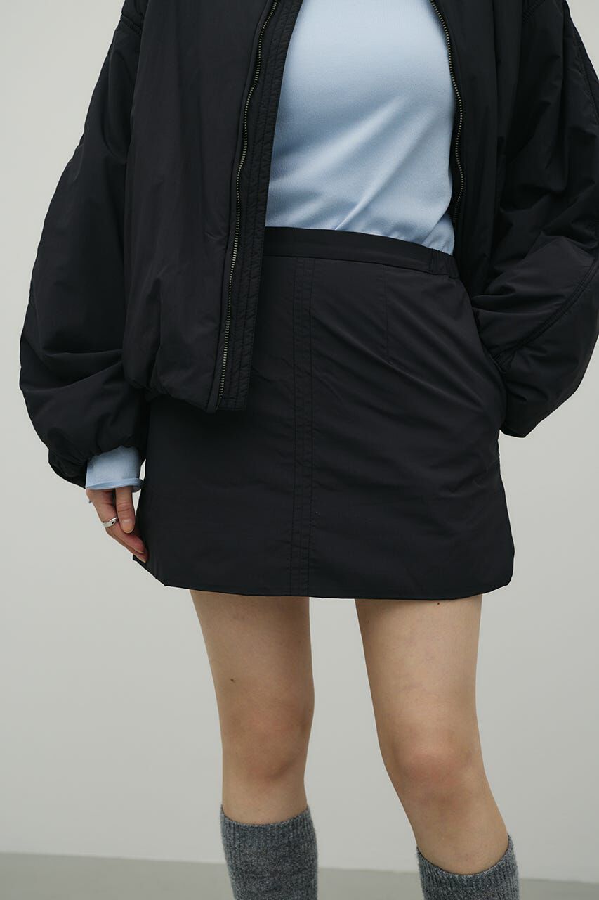 STYLEMIXER「パディングミニスカート」|スカート|BLK