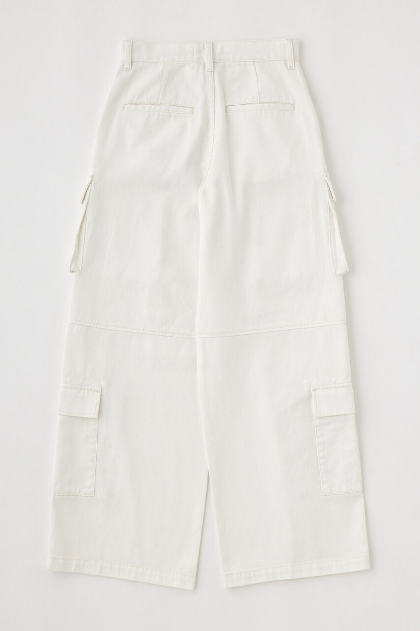 MOUSSY「LOWRISE CARGO WHT STRAIGHT」|デニム|