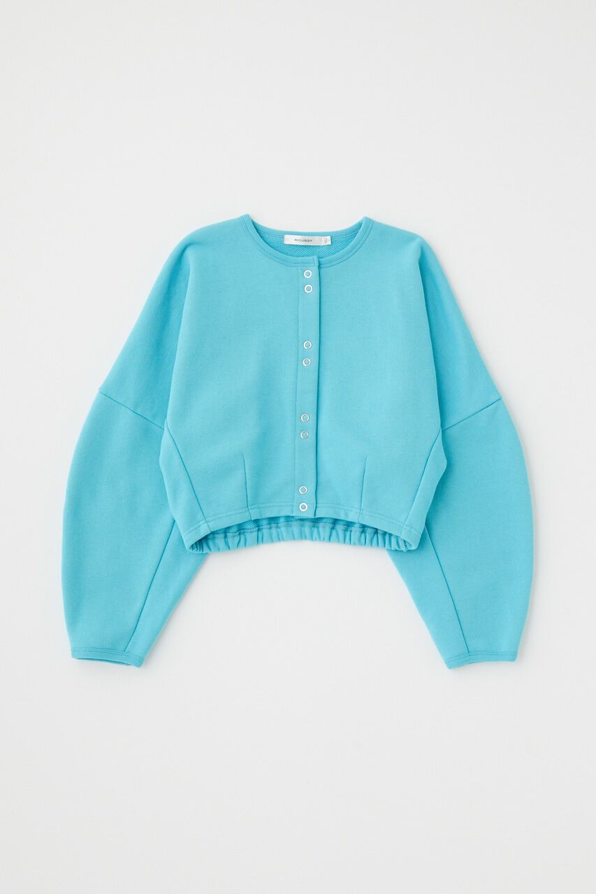 MOUSSY「CURVE SLEEVE TERRY カーディガン」|カーディガン|