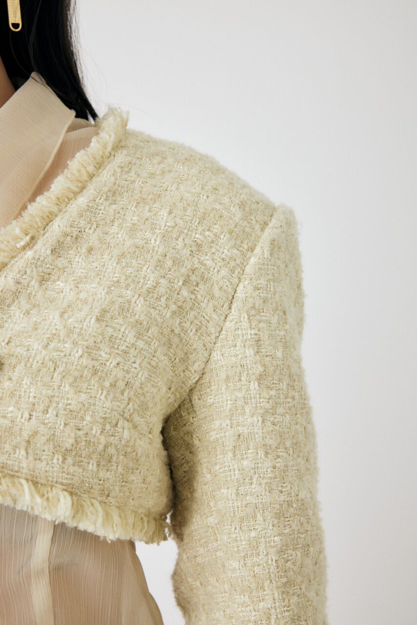 MOUSSY「BELTED TWEED ボレロ」|その他|
