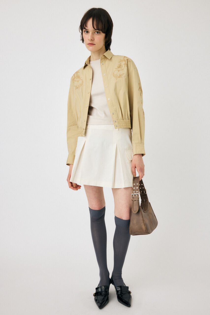 MOUSSY「MILITARY PLEATS スカート」|スカート|