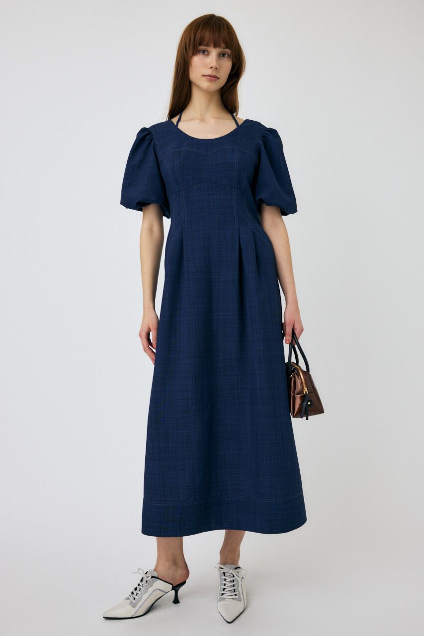 MOUSSY「COLOR STITCH ドレス」|ワンピース|D/BLU3