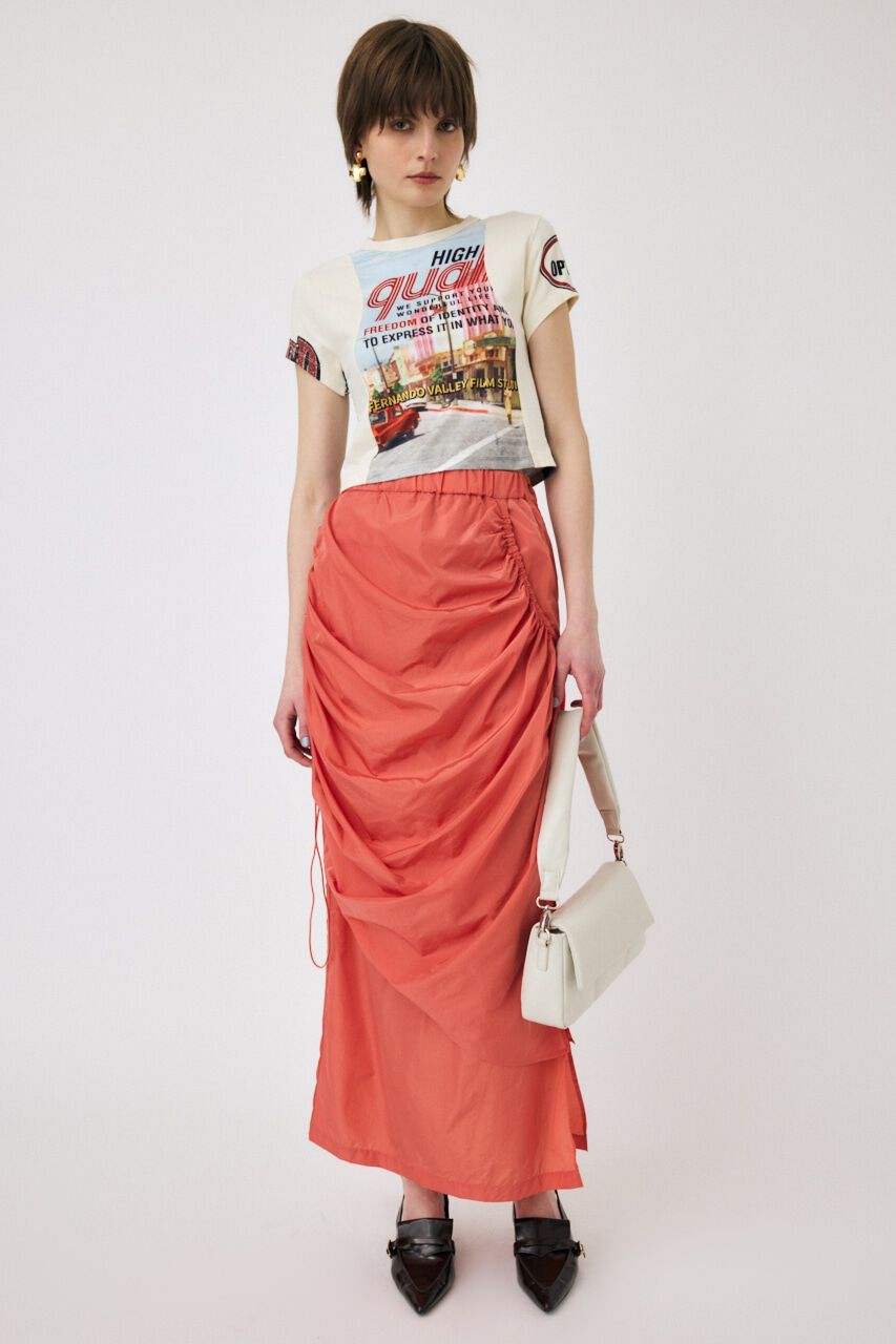 MOUSSY「DRAWSTRING GATHER スカート」|スカート|