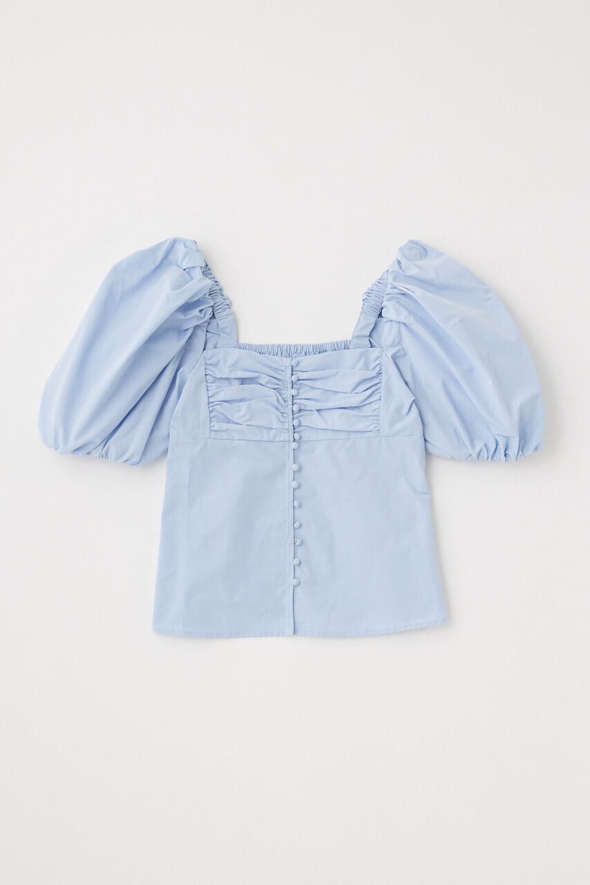 MOUSSY「OPEN NECK GATHER ブラウス」|シャツ・ブラウス|