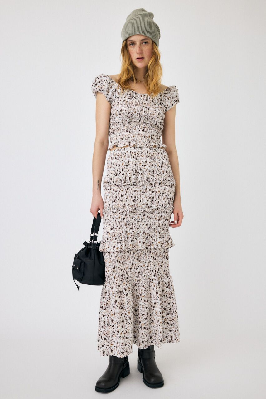 MOUSSY「GATHER MERMAID スカート」|スカート|柄WHT5